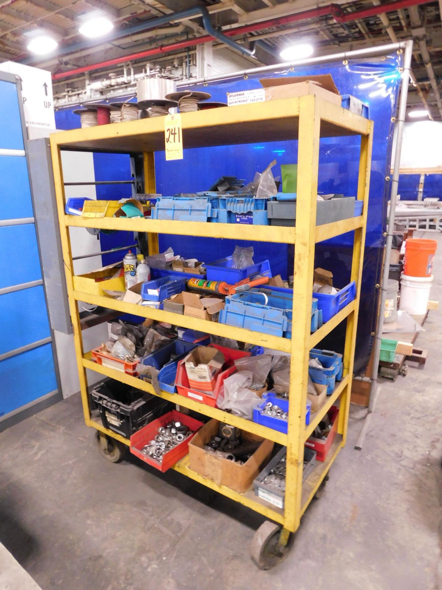 5-Tier Shop Cart and Contents