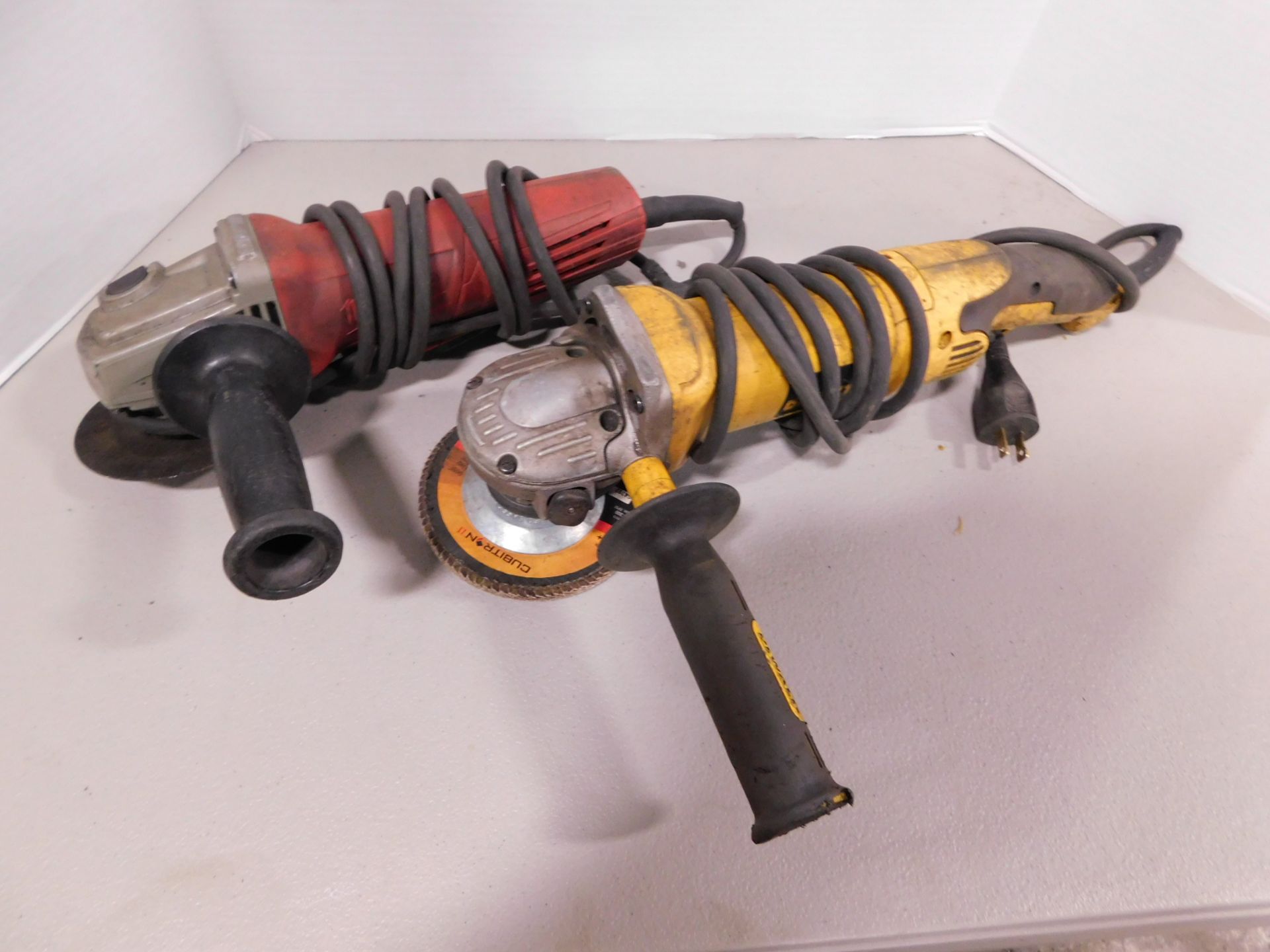 Milwaukee and Dewalt 4 1/2" Right Angle Grinder