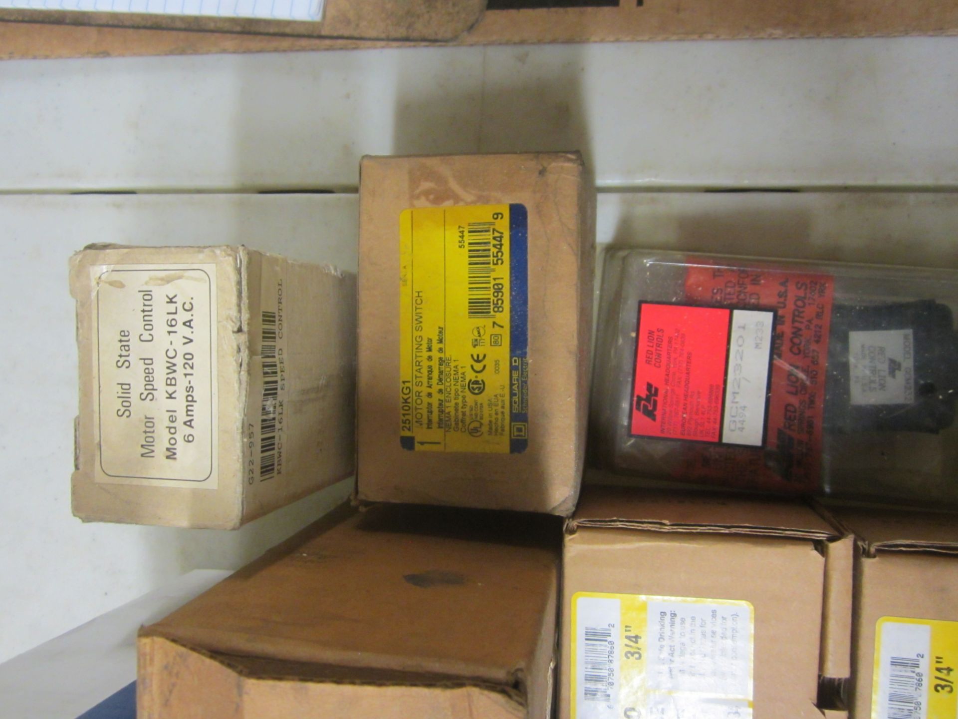 Lot, Water Valves, Filter Driers, Motor Starting Switch, Electrical Contactors, Etc - Image 5 of 5