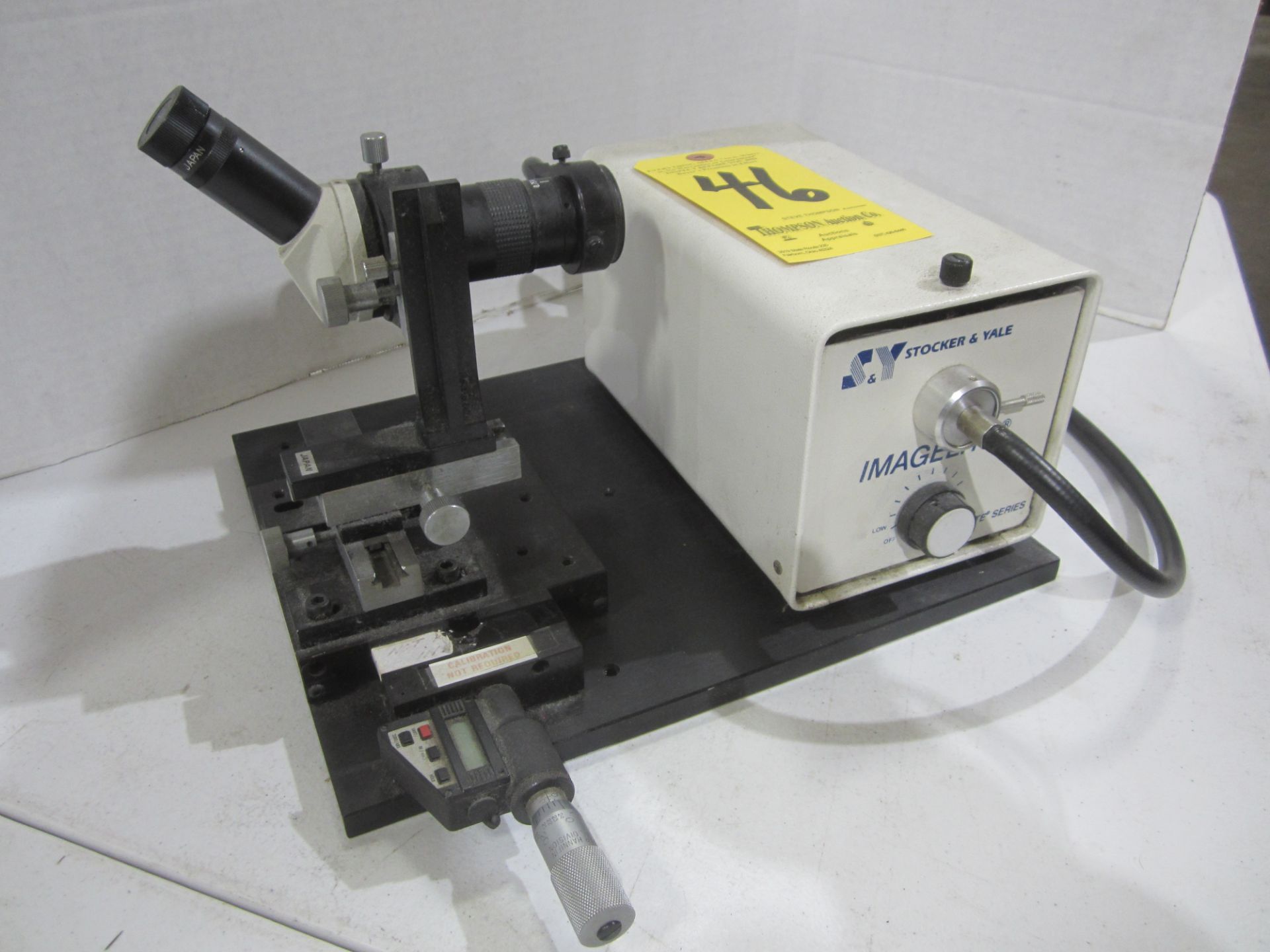Tool Setting Scope with Stocker & Yale High Intensity Light Source