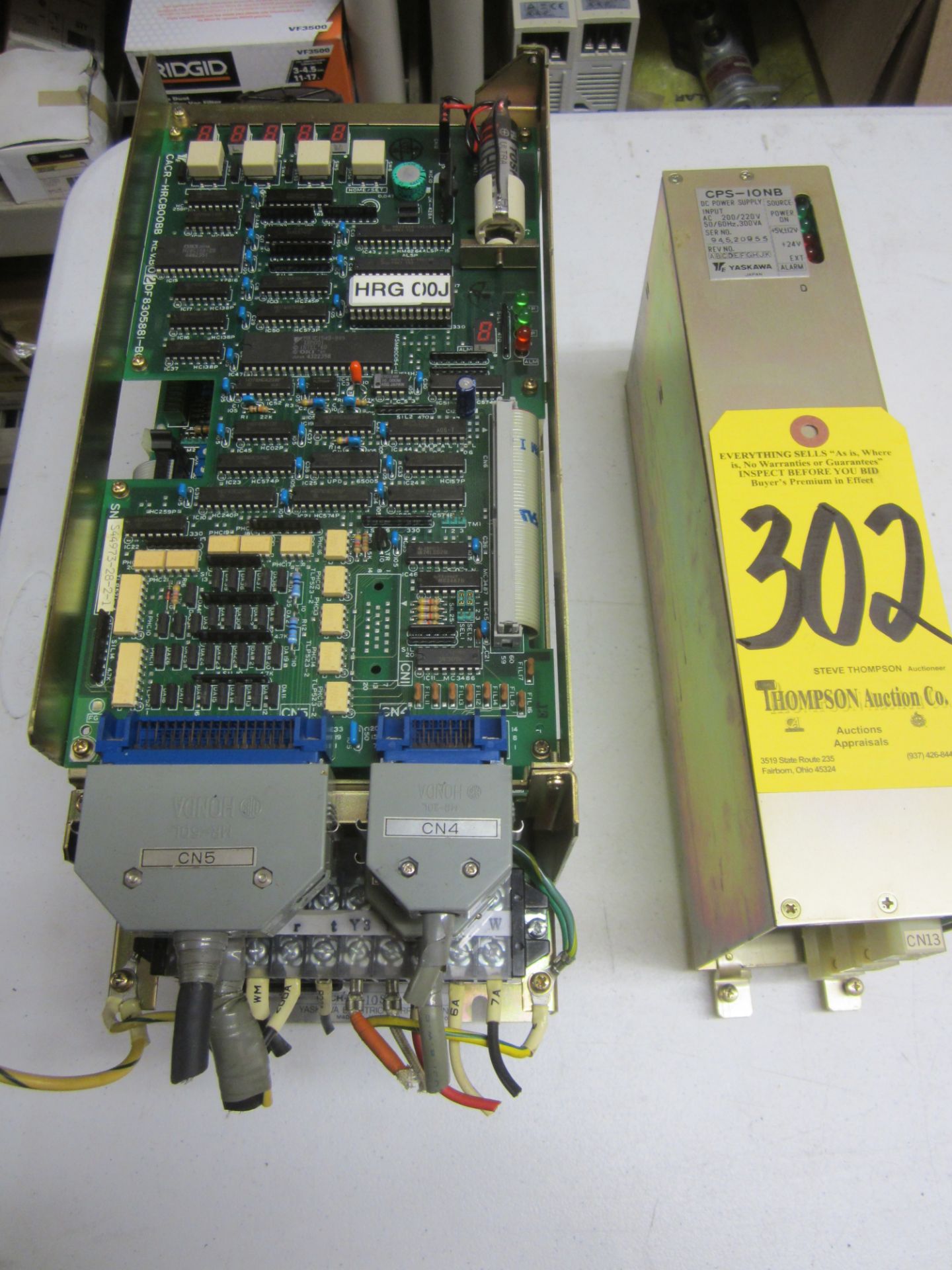 Yaskawa CPS-10NB Power Supply and Yaskawa CACR-HR10SB Servo Pack