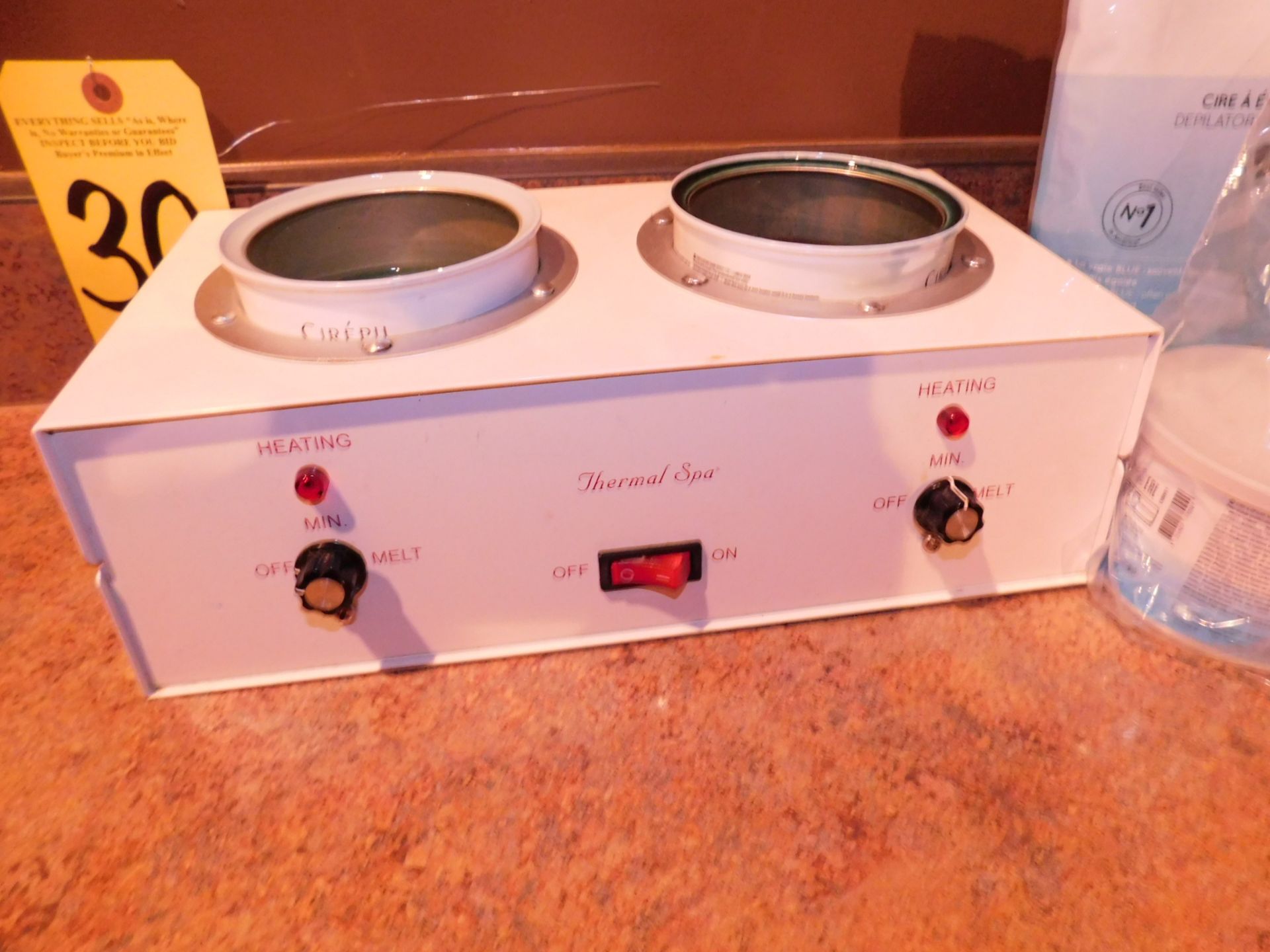 Thermal Spa Elite Double Wax Warmer, Model 49122 - Image 2 of 2