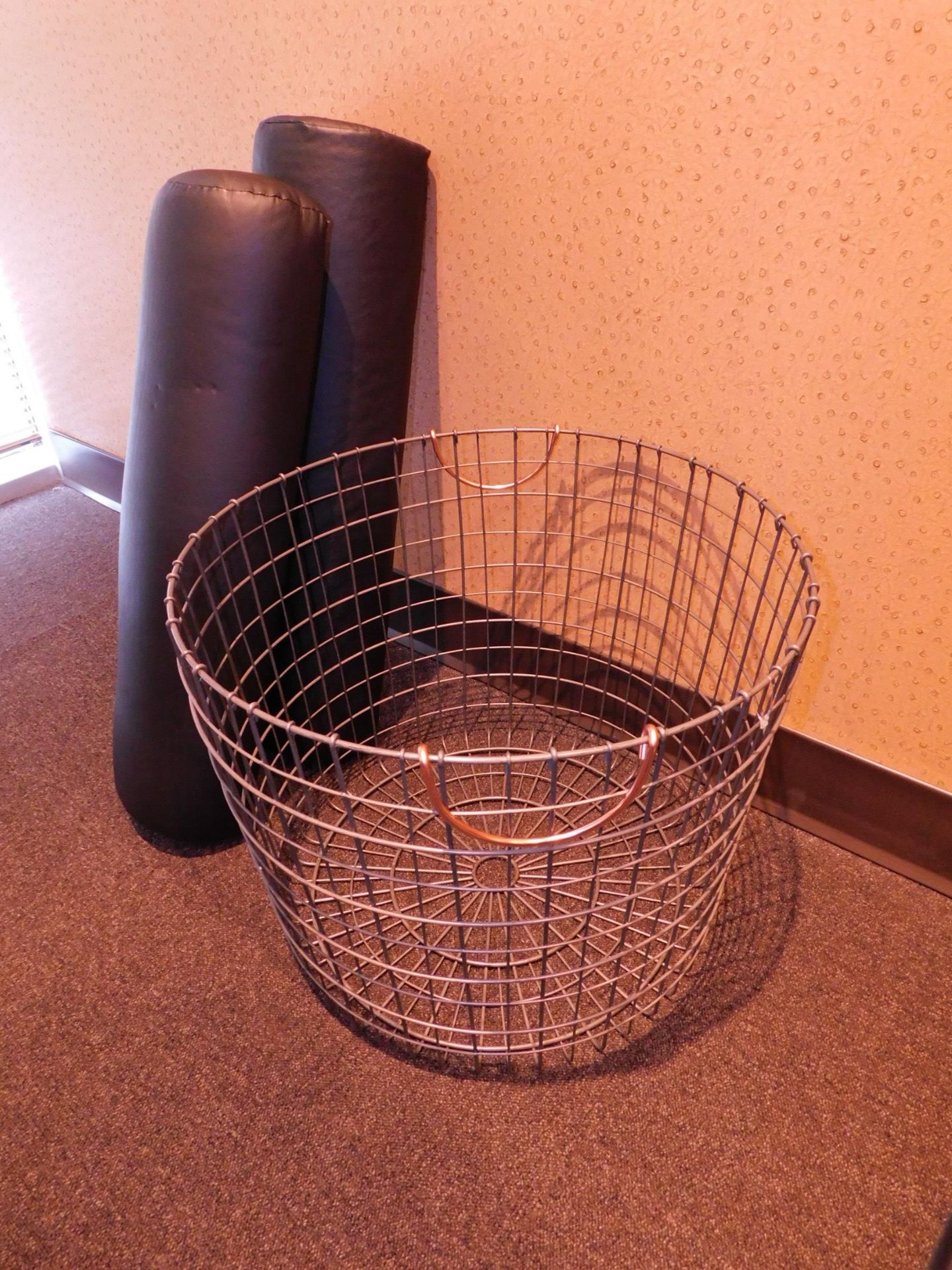 Wire Basket, Pillows