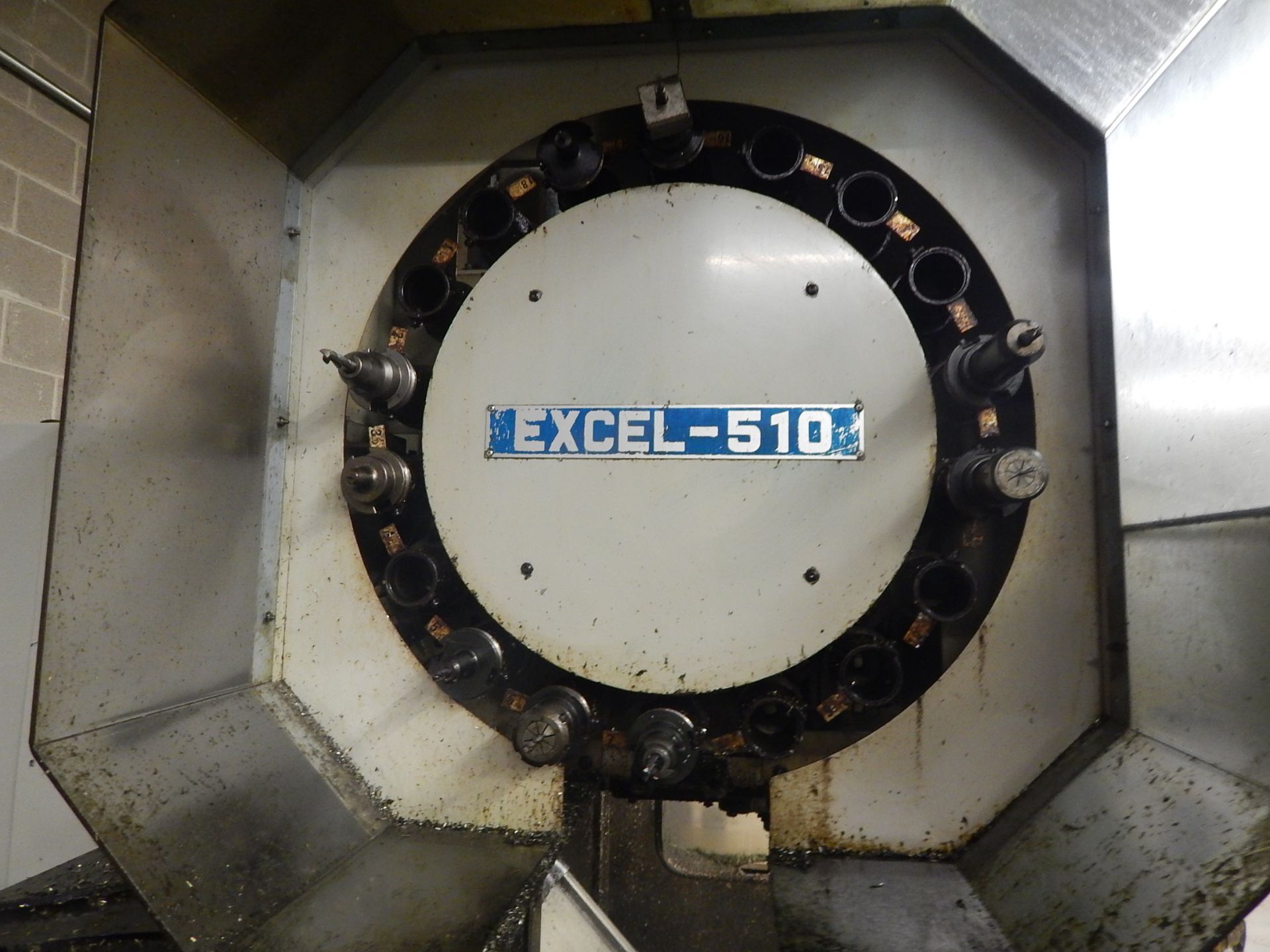 Excel Model 510 CNC Vertical Machining Center, s/n ES-51093T, Fanuc 0M CNC Control, 40 Taper, 18 - Bild 5 aus 6