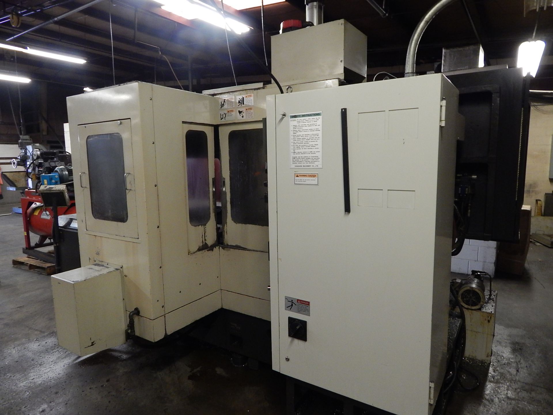 Quantum/Kasahara Model H410 CNC Horizontal Machining Center, s/n AH-10014, New 1995, Fanuc 18M CNC - Bild 7 aus 7