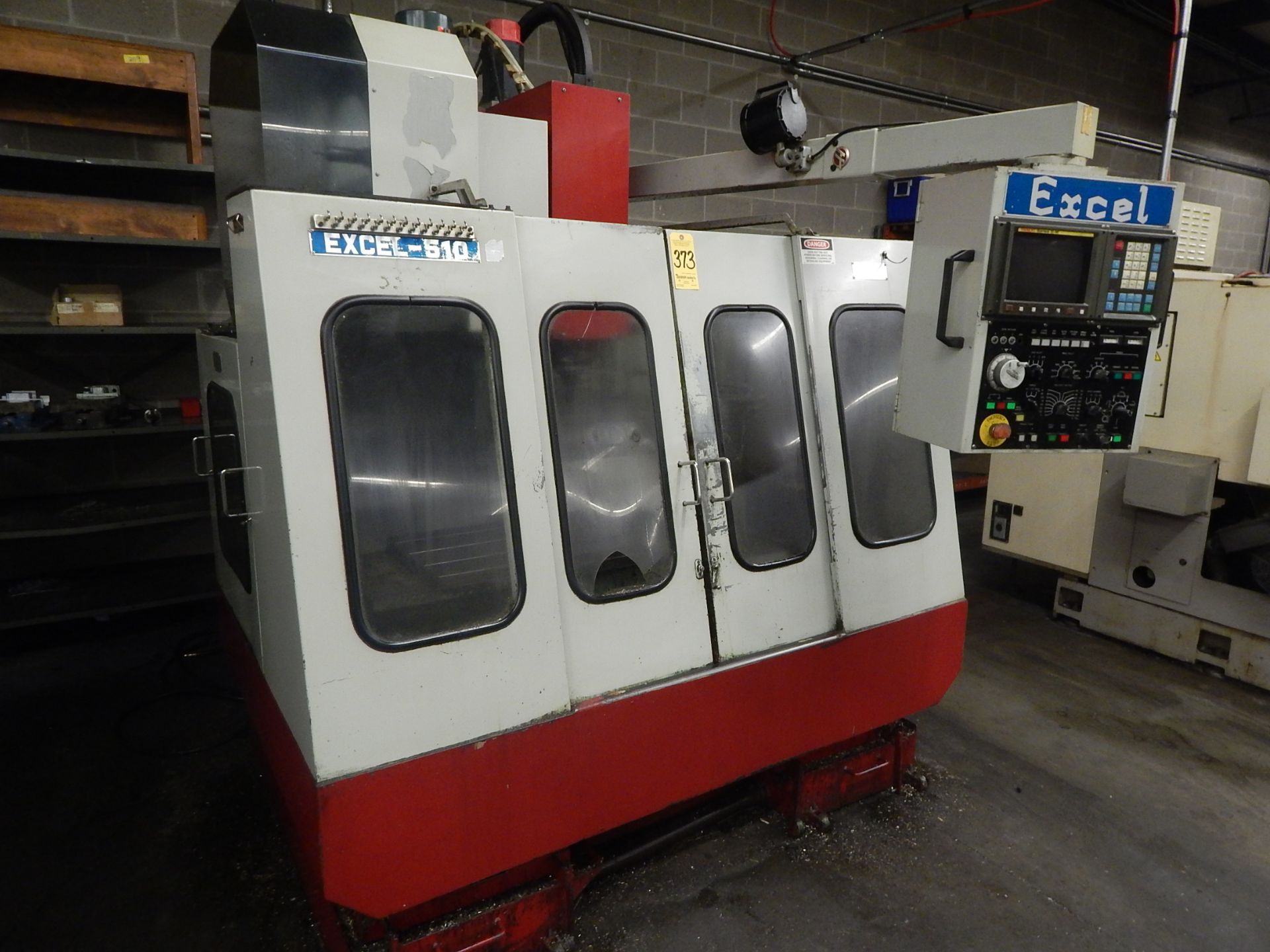 Excel Model 510 CNC Vertical Machining Center, s/n ES-51093T, Fanuc 0M CNC Control, 40 Taper, 18 - Bild 2 aus 6