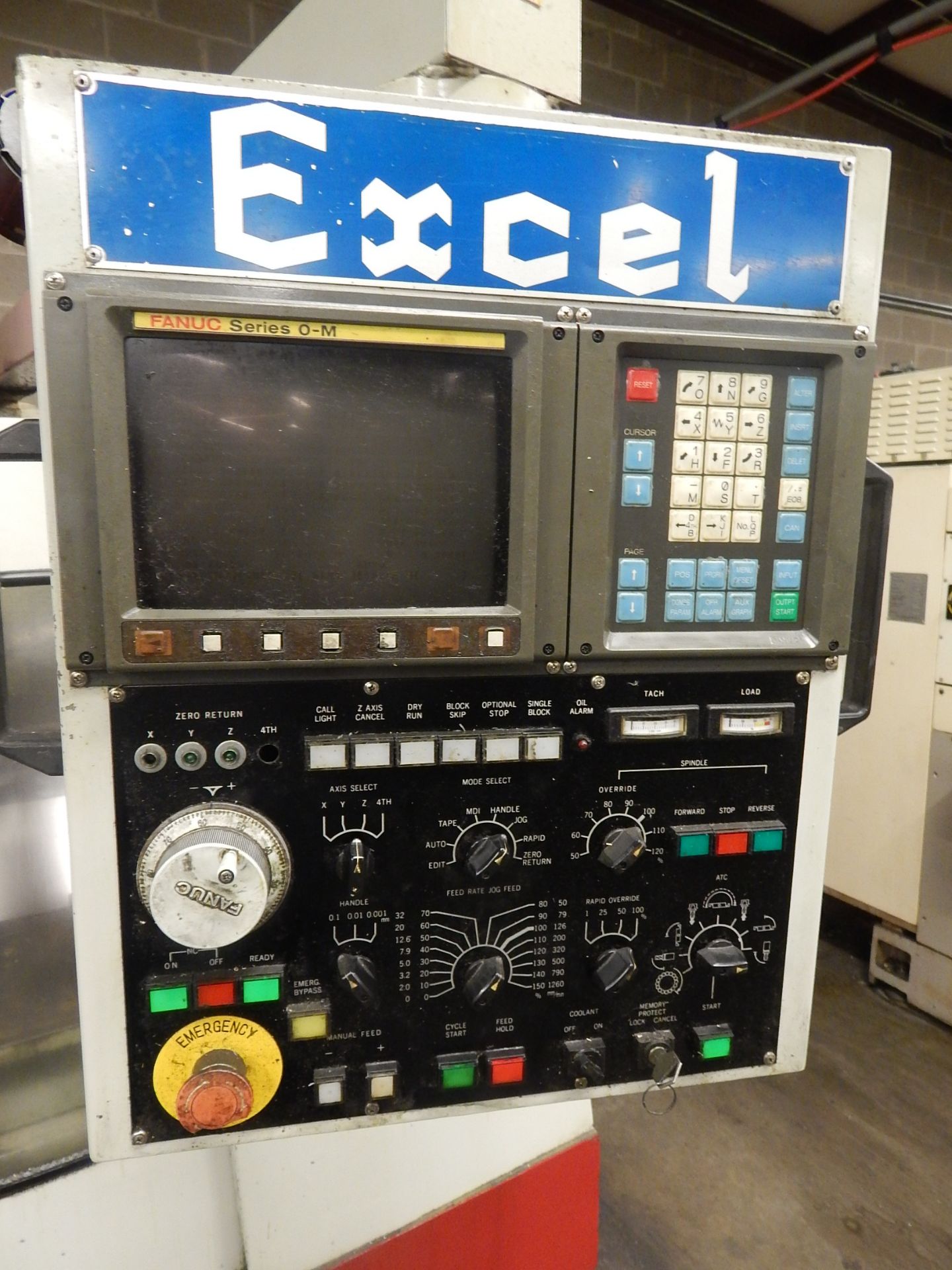 Excel Model 510 CNC Vertical Machining Center, s/n ES-51093T, Fanuc 0M CNC Control, 40 Taper, 18 - Bild 3 aus 6