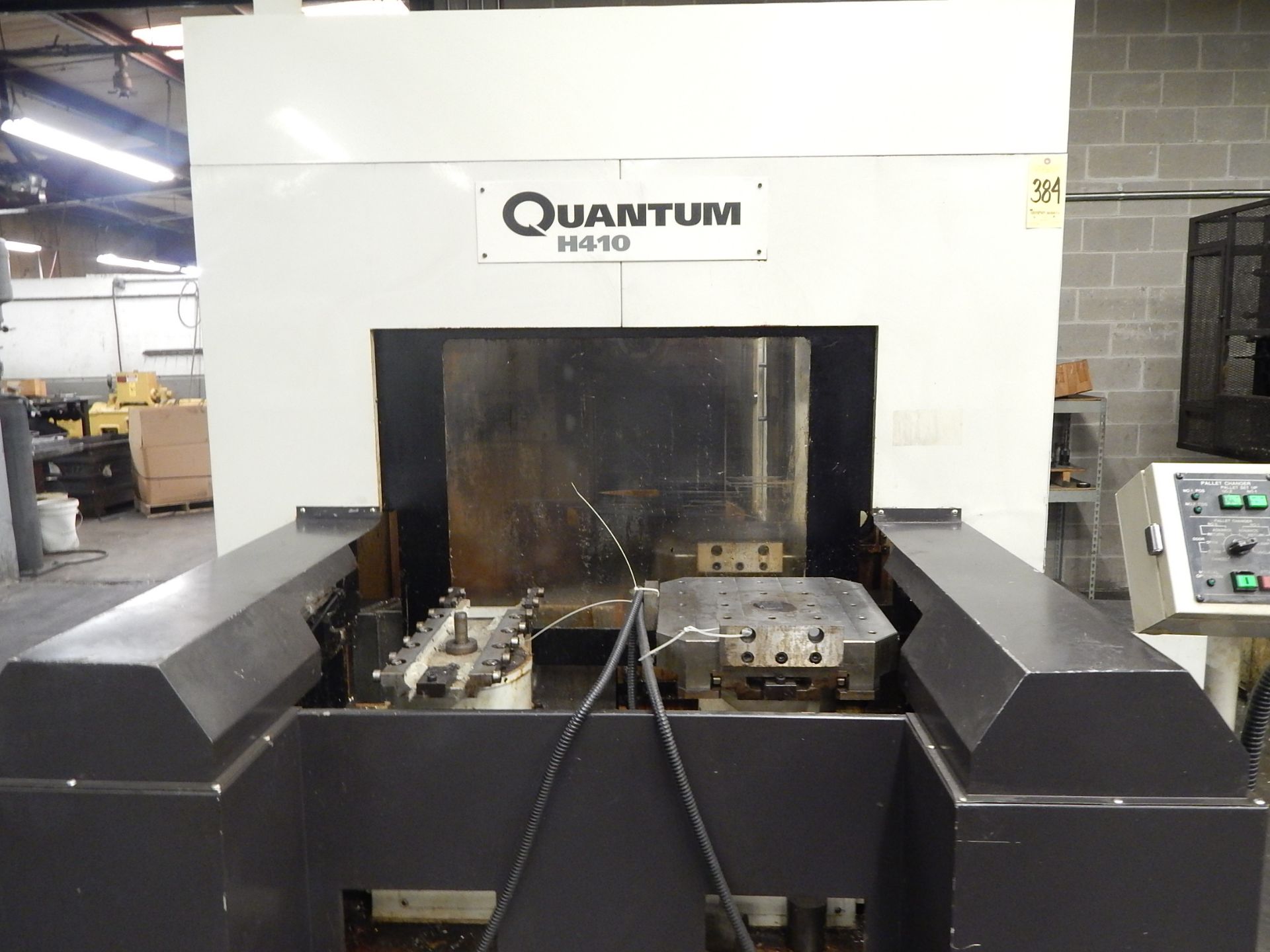 Quantum/Kasahara Model H410 CNC Horizontal Machining Center, s/n AH-1001, Fanuc 0M CNC Control, 40 - Bild 4 aus 6