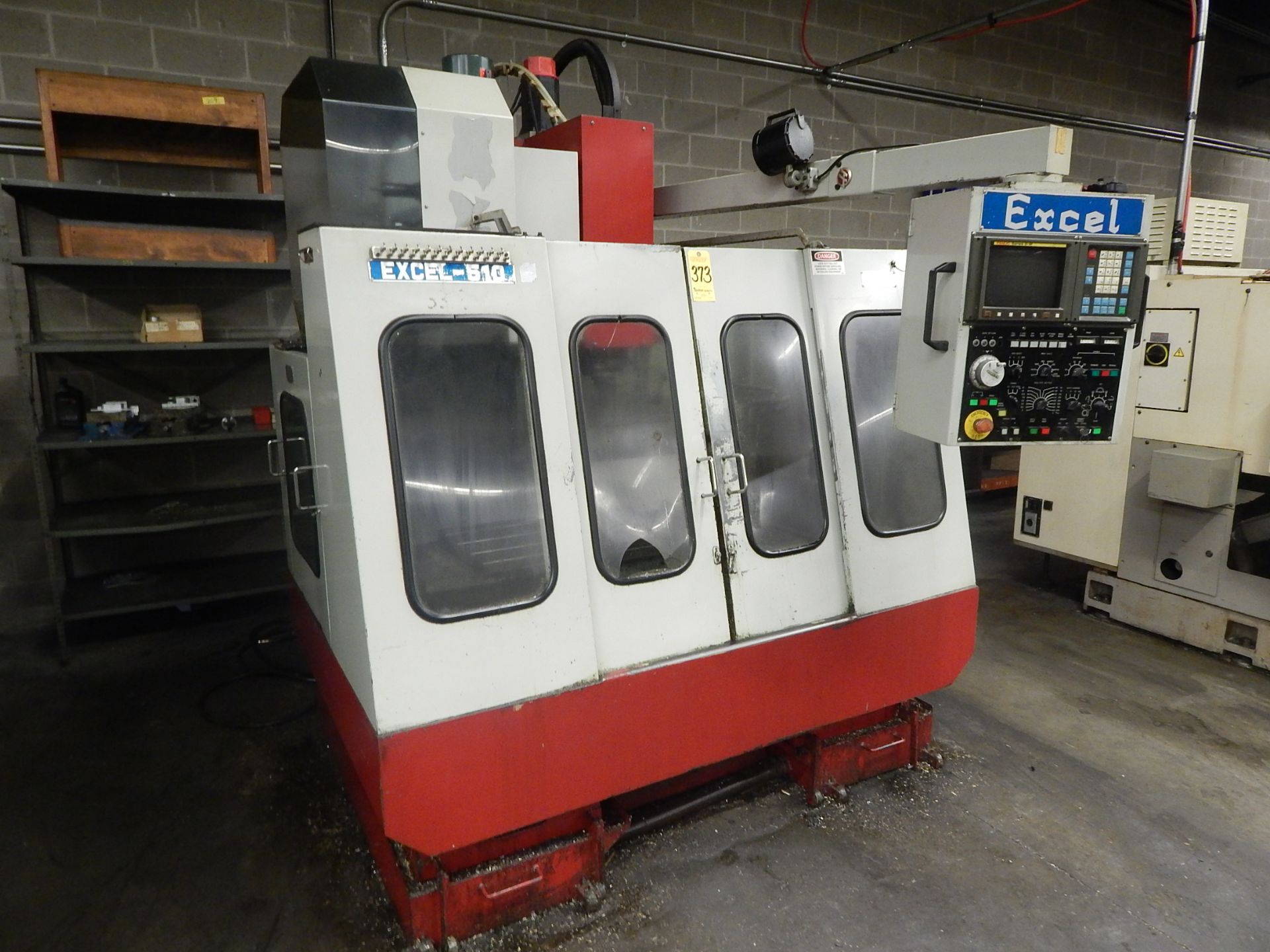 Excel Model 510 CNC Vertical Machining Center, s/n ES-51093T, Fanuc 0M CNC Control, 40 Taper, 18