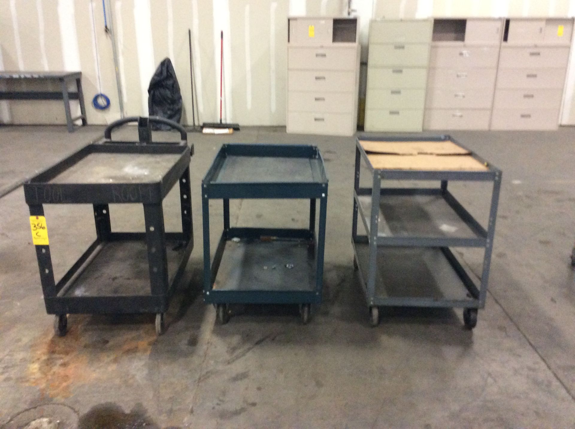 (2) Rubbermaid Carts