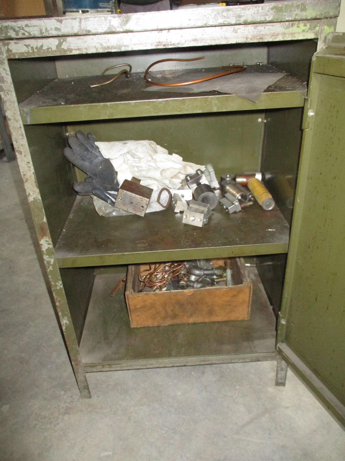 Metal Cabinet, 21" W X 15" D X 34" H