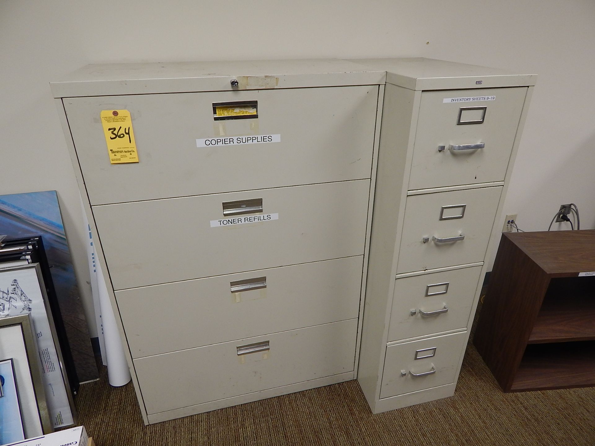 Lot, Metal Cabinets