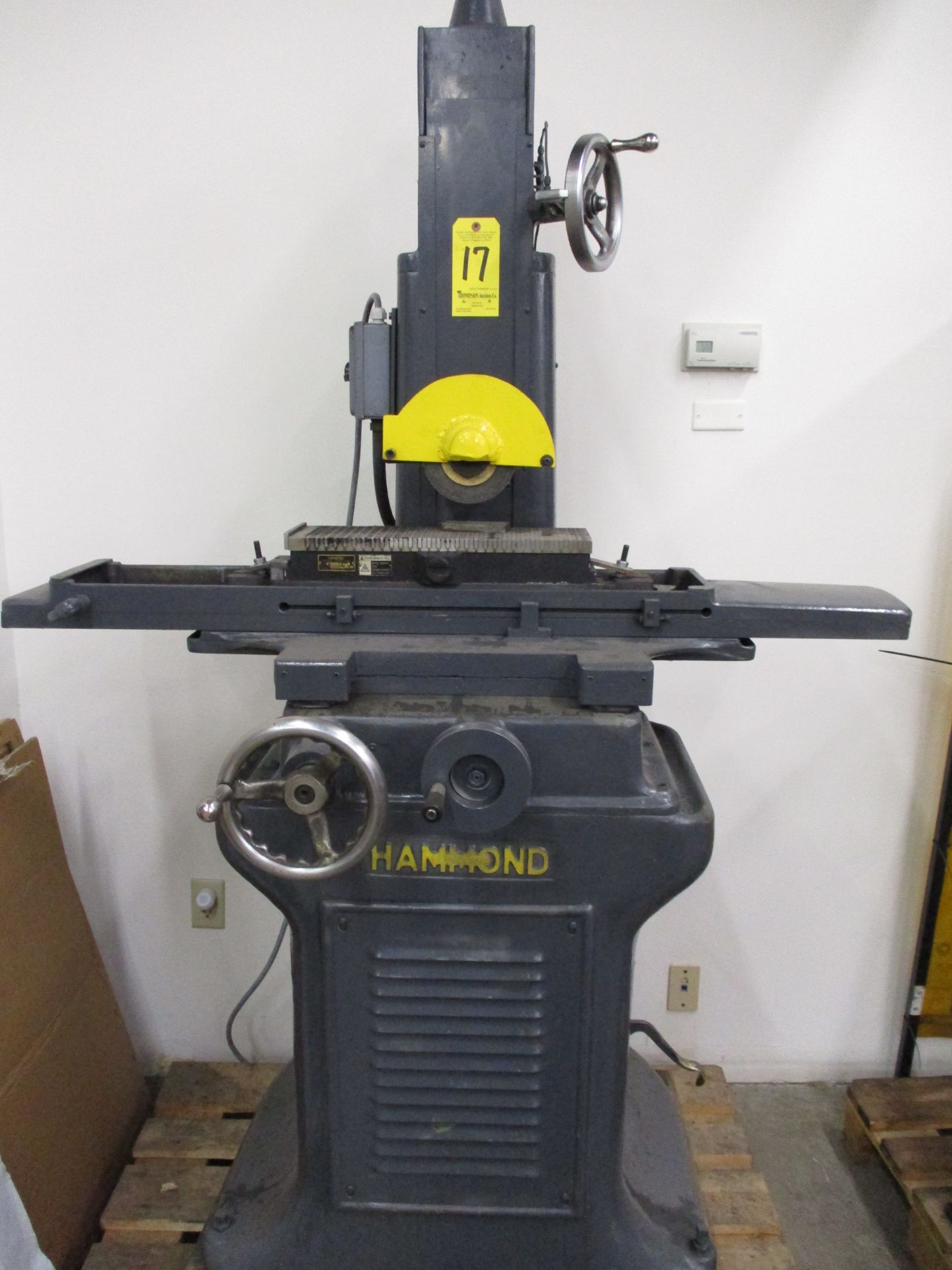 Hammond 6" X 18" Hand Feed Surface Grinder with Kanetsu 6" X 18" Magnetic Chuck