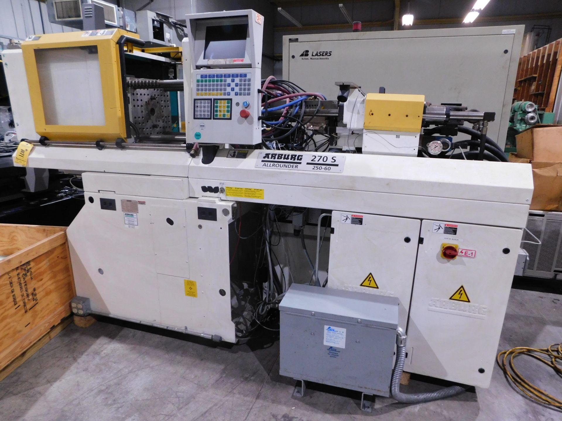 Arburg 270S/250-60 Plastic Injection Molding Machine, s/n 175811, New 1998, 25 Ton, 1.318 Fl. Oz.