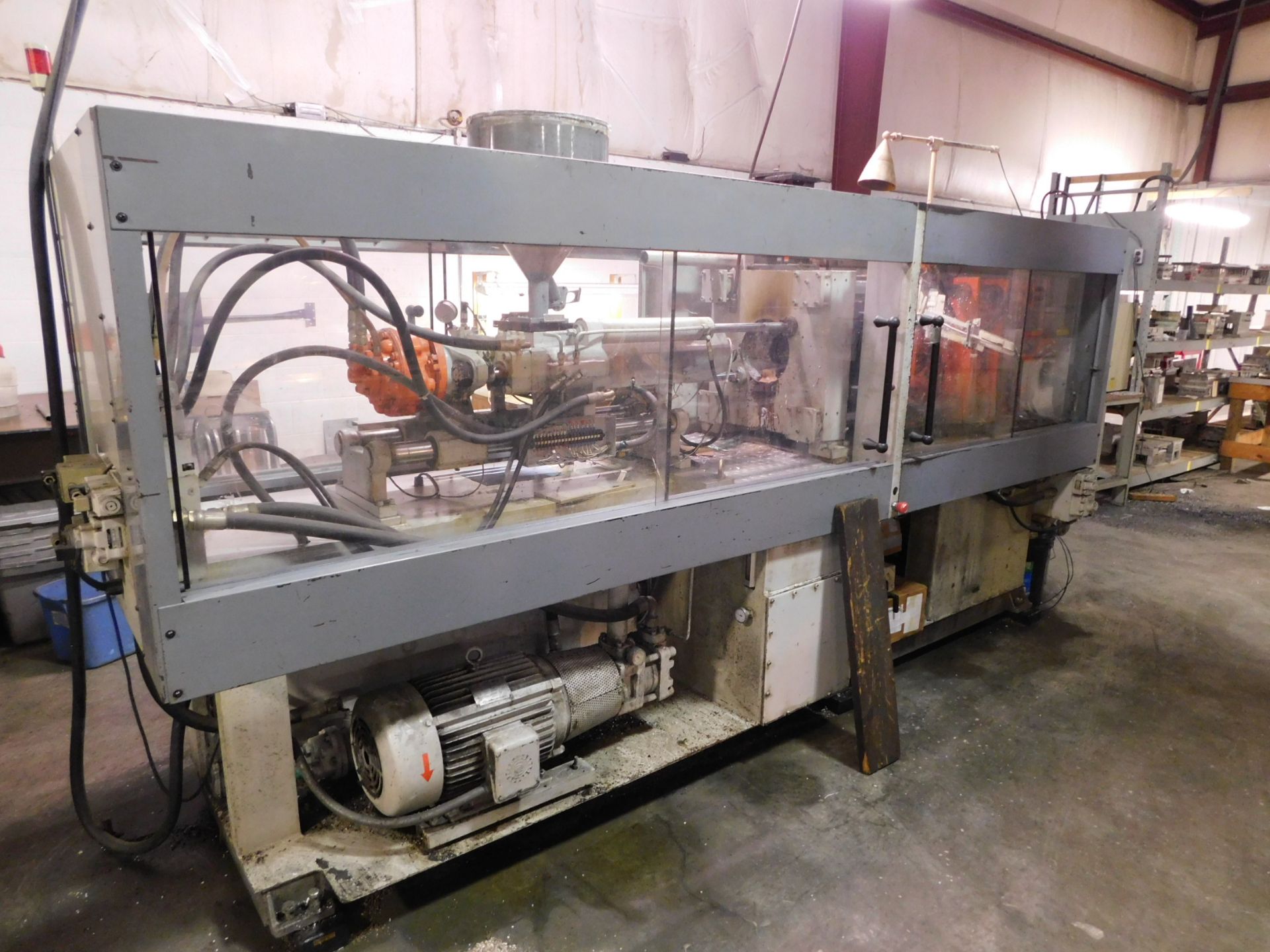 TMC Model TMC-90E Plastic Injection Molding Machine, s/n 9402016, New 1994, 90 Metric Tons, 100 U.S. - Image 2 of 6