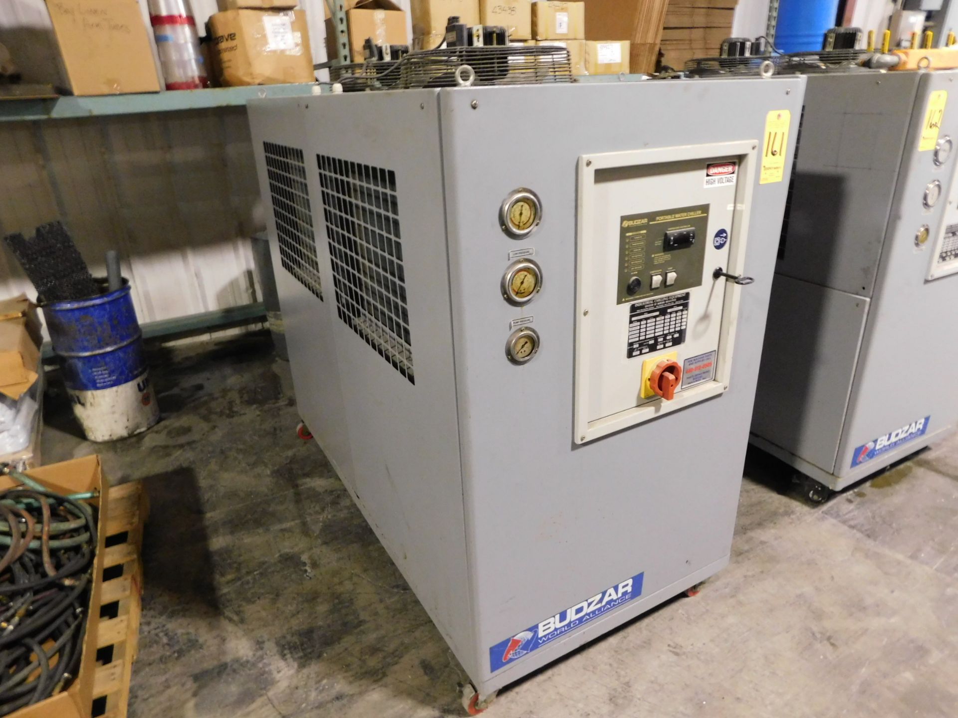 Budzar Model BWA-AC-10-CCB-22-0-00 Chiller, s/n 200708-12861-1, Loading Fee $50.00