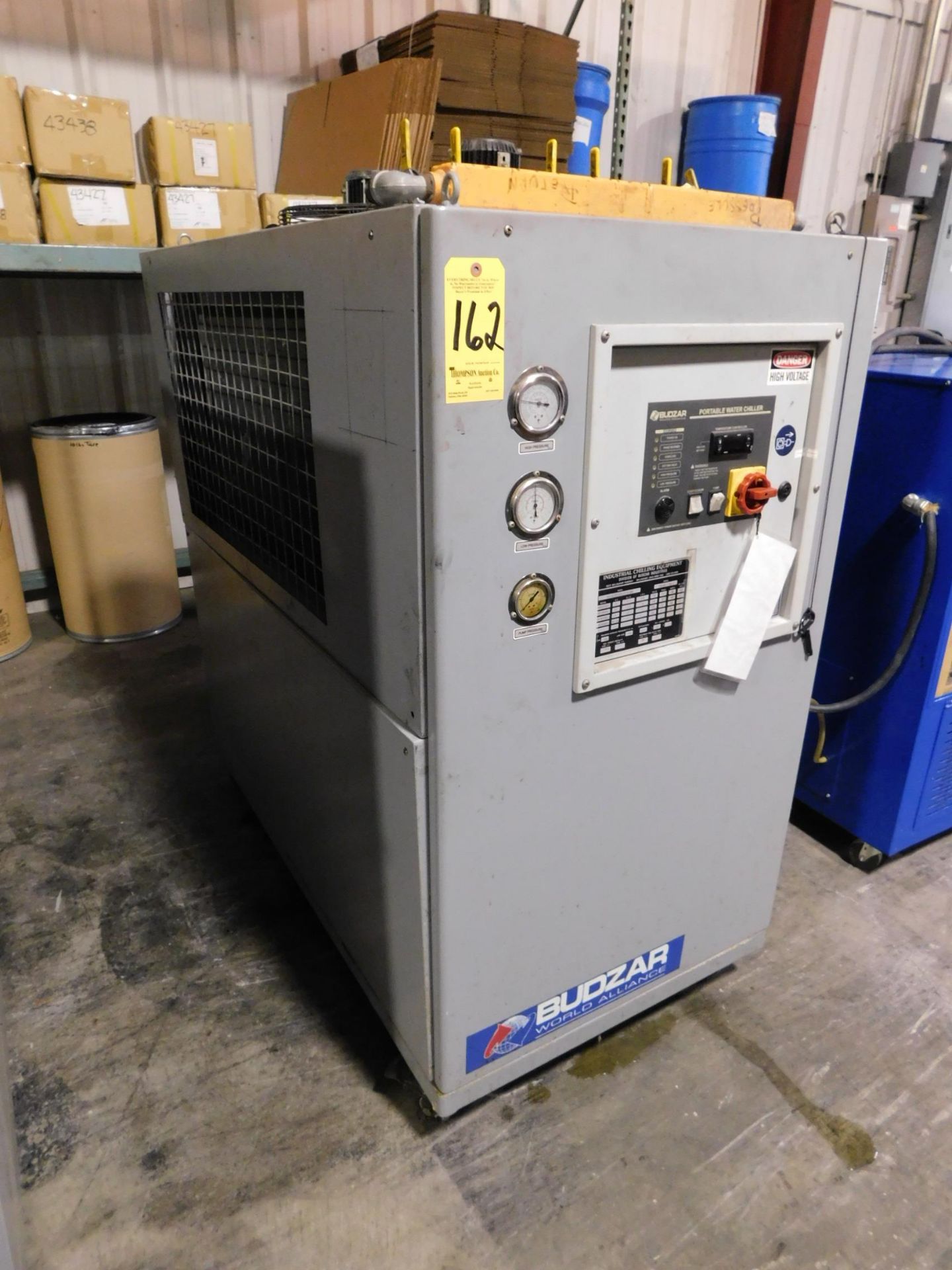 Budzar Model BWA-AC-05-CCB-12-0-00 Chiller, s/n 200708-12861-2, Loading Fee $50.00