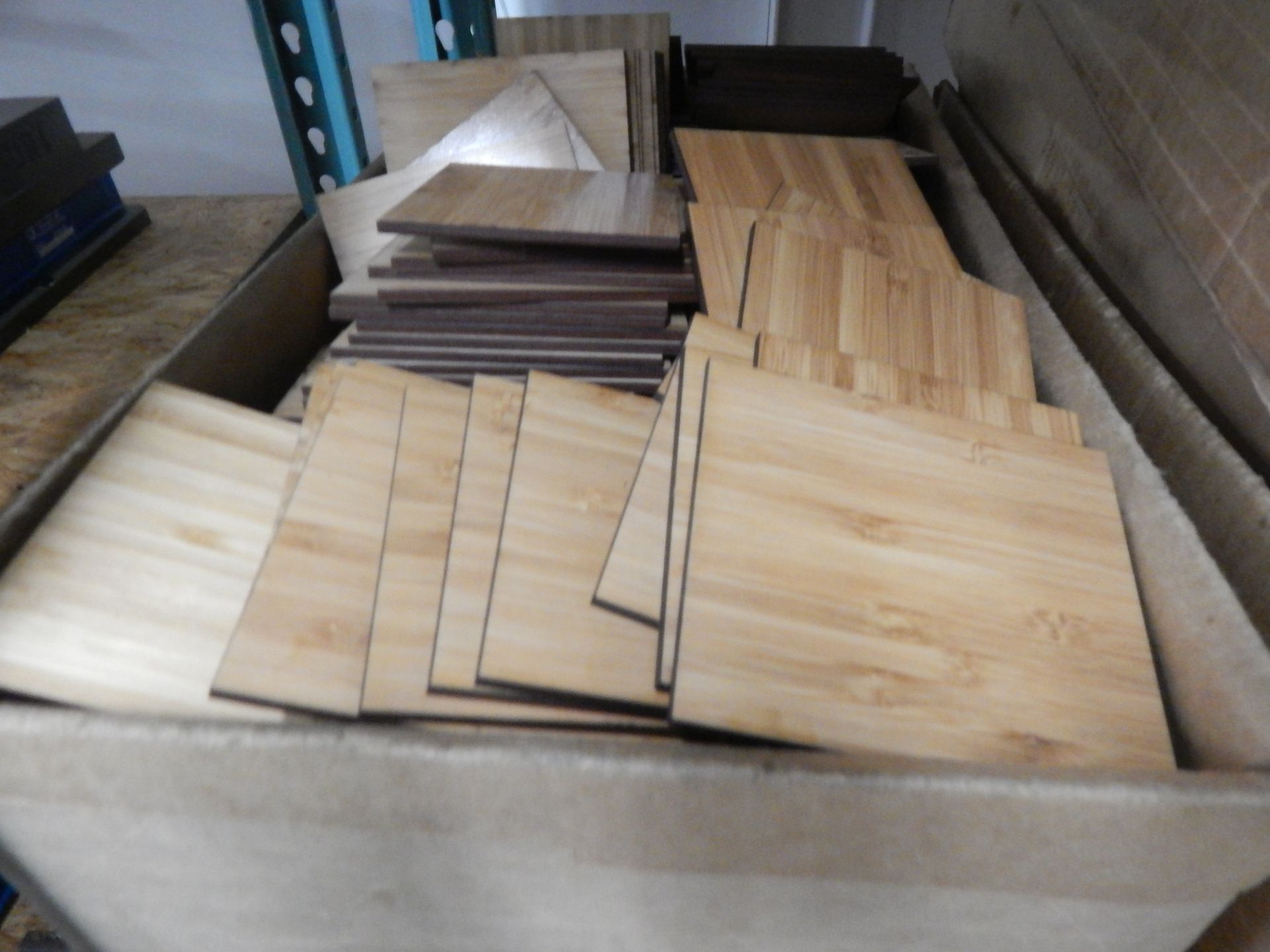 Lot, Small Wood Flooring Type Pieces, Various Sizes - Image 4 of 8