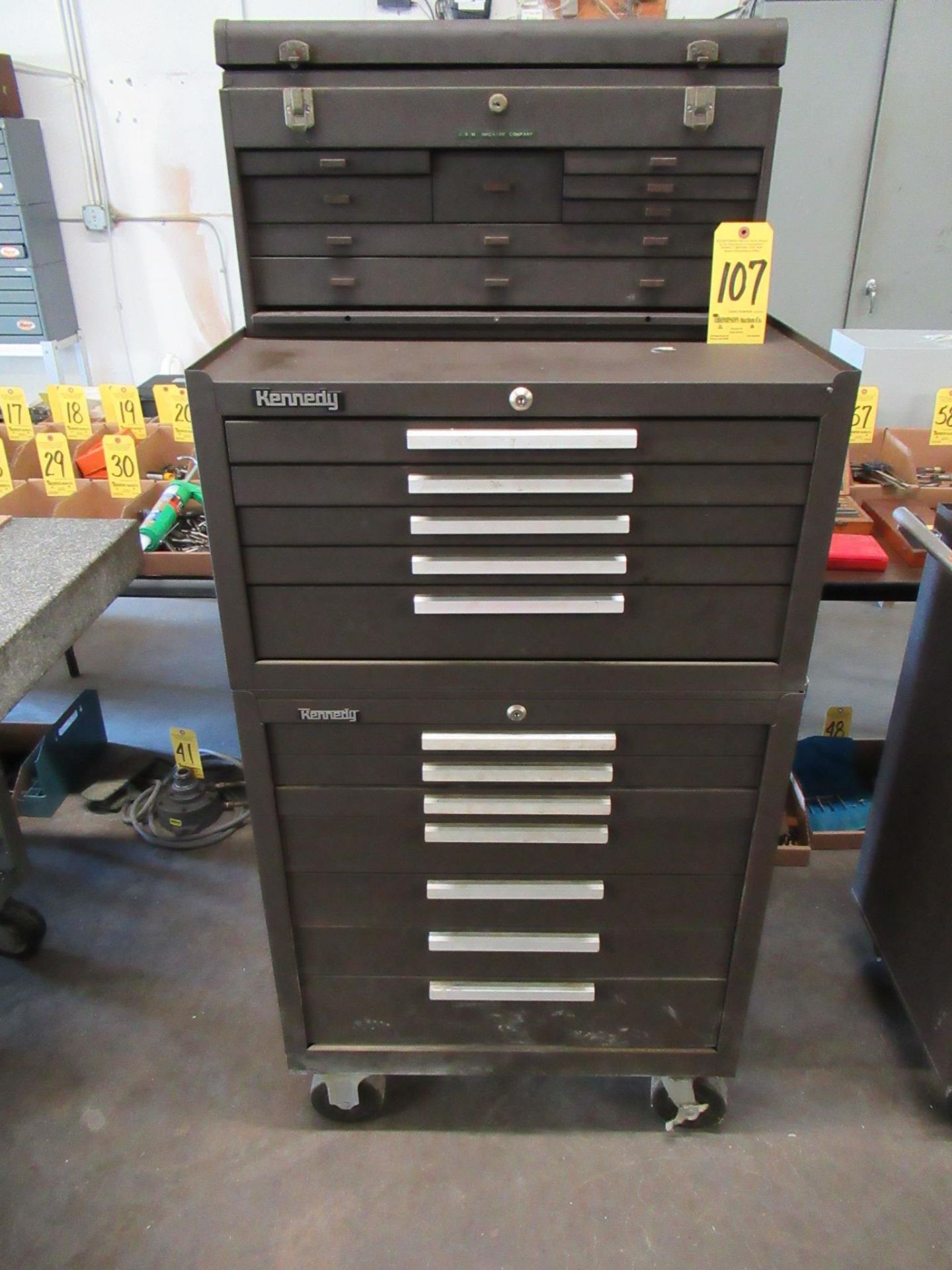 Kennedy Roll Around Tool Chest, 29" Wide X 20" Deep X 50" Tall