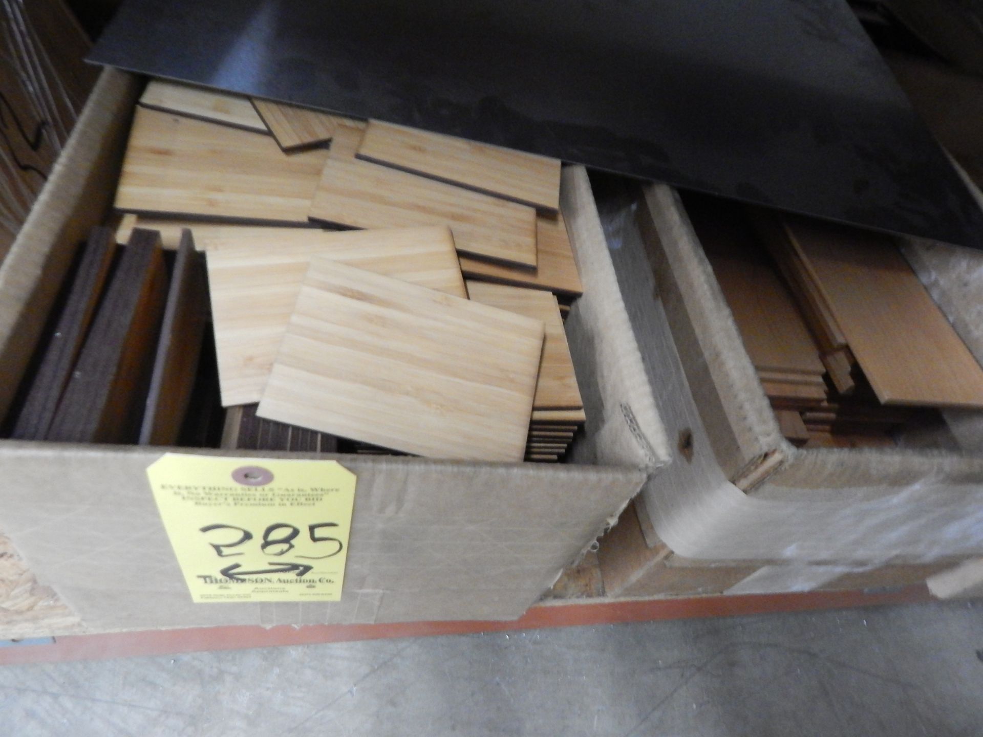 Lot, Small Wood Flooring Type Pieces, Various Sizes - Image 6 of 8