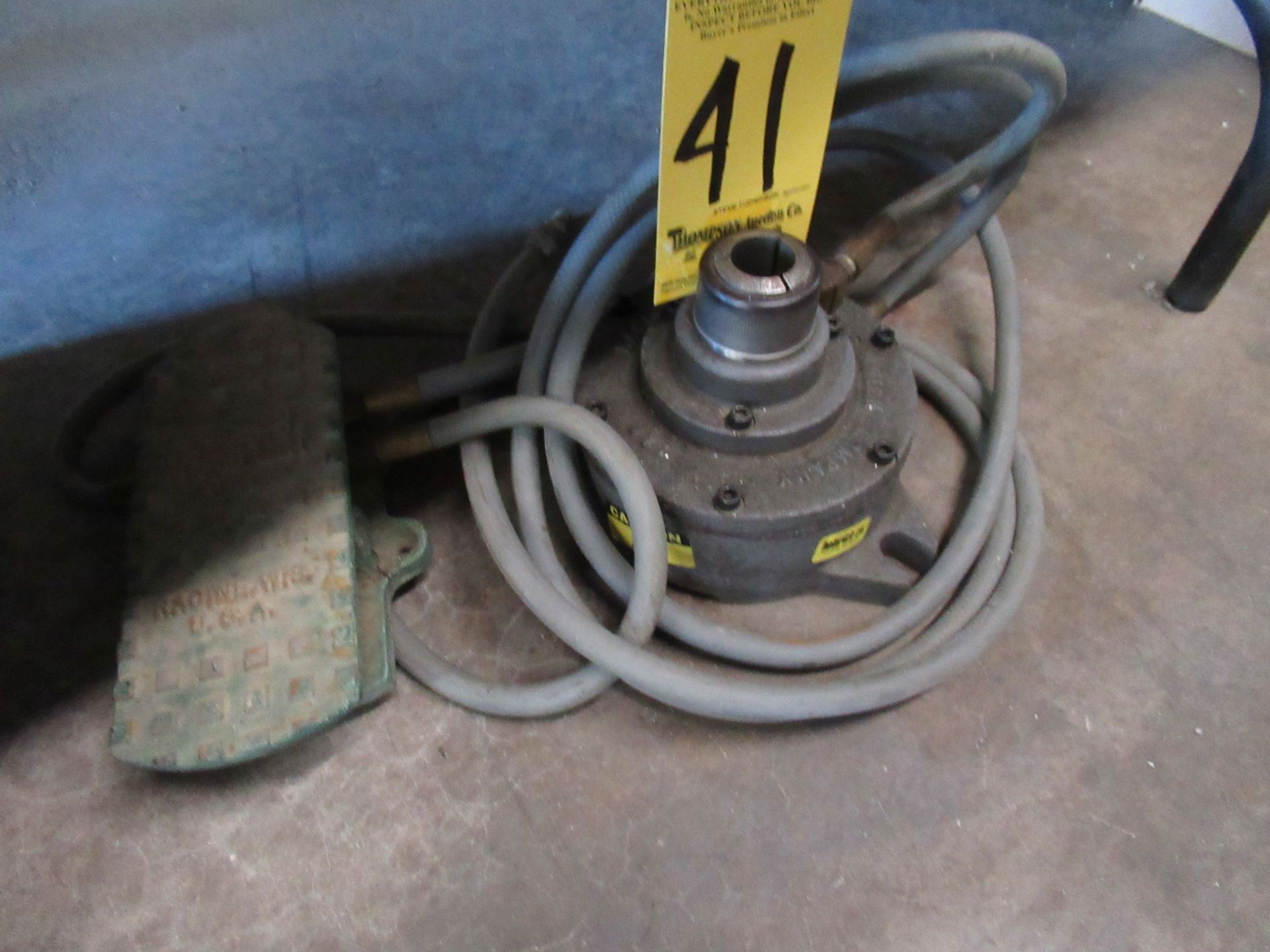 Heinrich Pneumatic 5C Collet Fixture with Foot Pedal