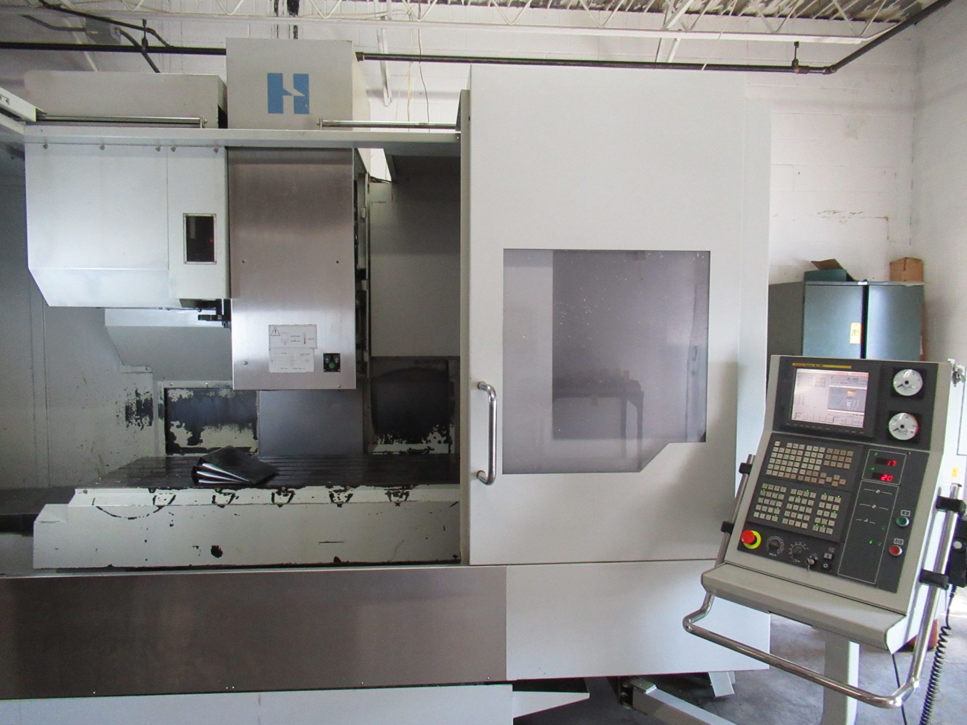 Hardinge Model XR-1500HP CNC Vertical Machining Center, s/n 204LC149, New 2007, Fanuc 18i-MB CNC - Image 3 of 12
