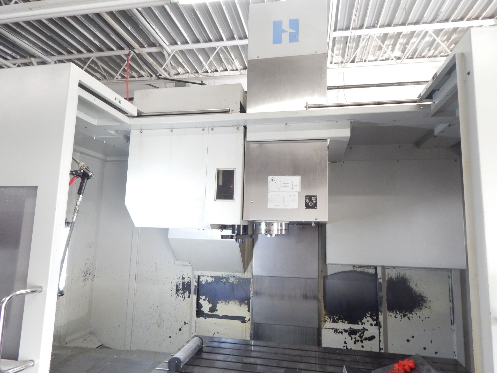 Hardinge Model XR-1500HP CNC Vertical Machining Center, s/n 204LC149, New 2007, Fanuc 18i-MB CNC - Image 7 of 12