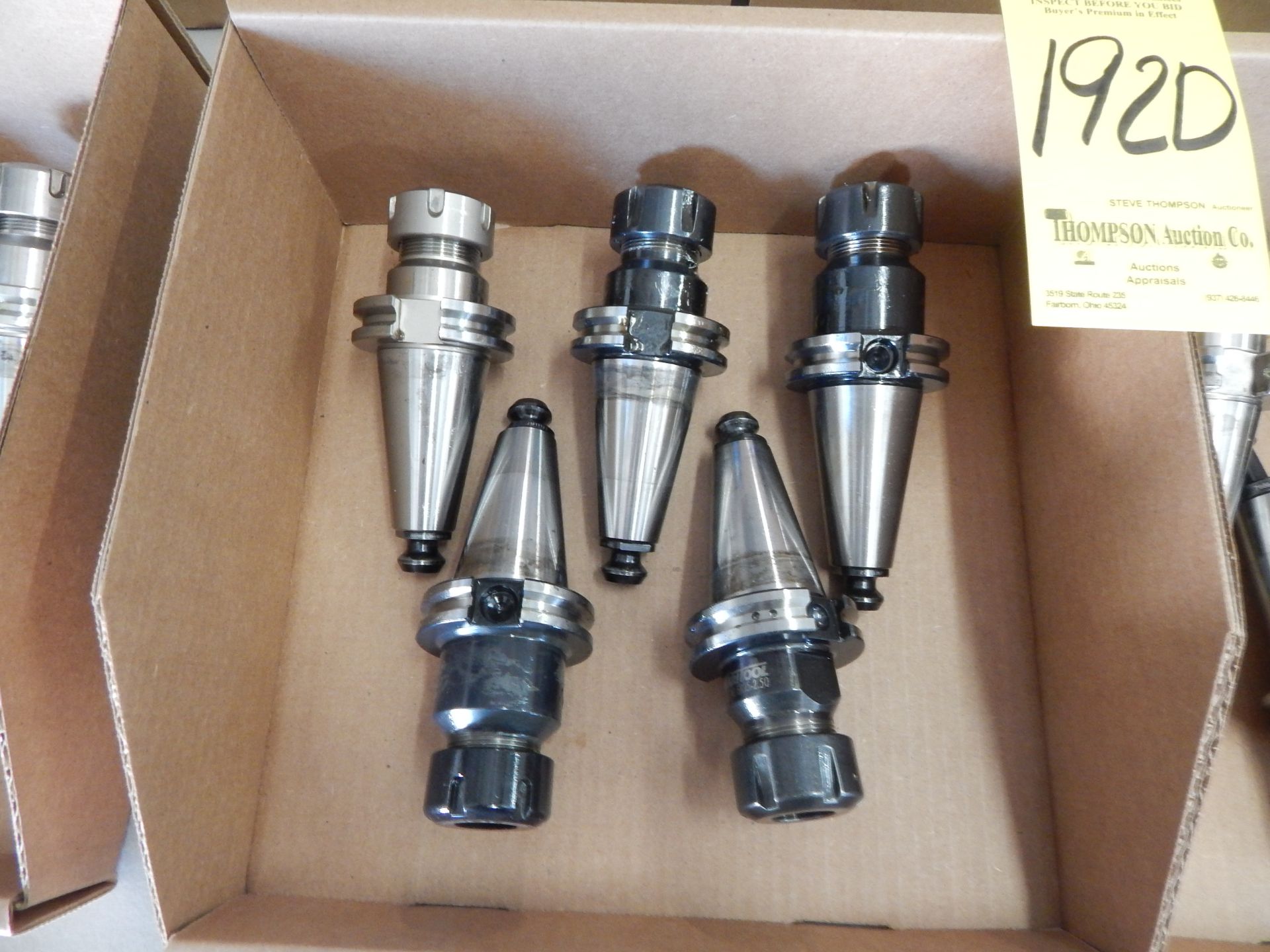 (5) Cat 40 ER25 Collet Holders