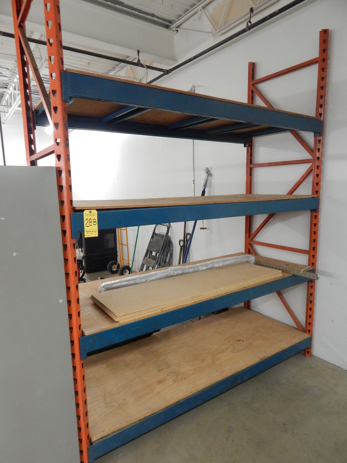 (2) Sections Pallet Racking, (1) 10' H X 7' W X 36" Deep, (1) 55" H X 7' W X 36" Deep