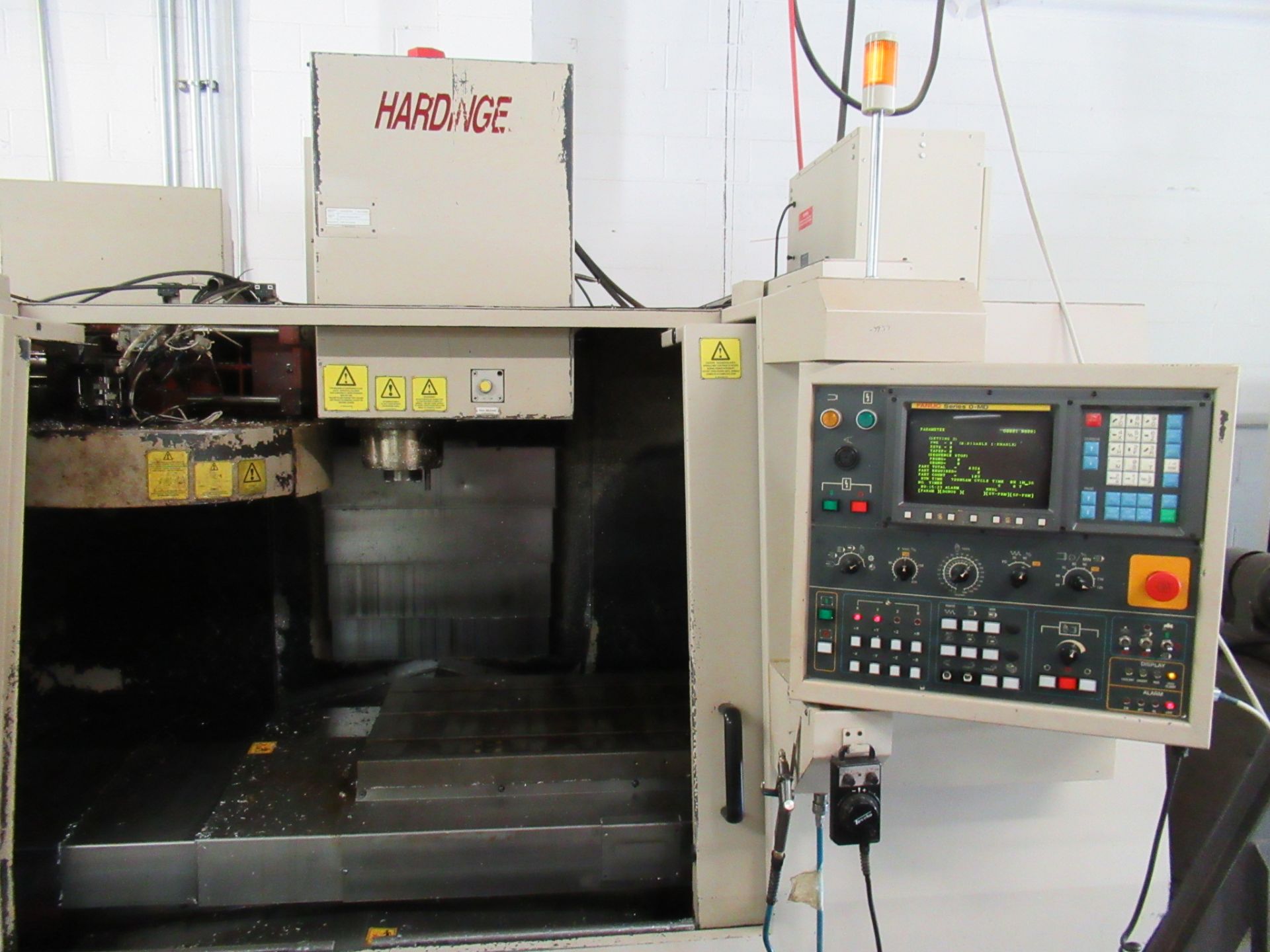 Hardinge Model VM-1000 CNC Vertical Machining Center, s/n MM318, New 2000, Fanuc 0MD CNC Control, 40 - Image 2 of 10