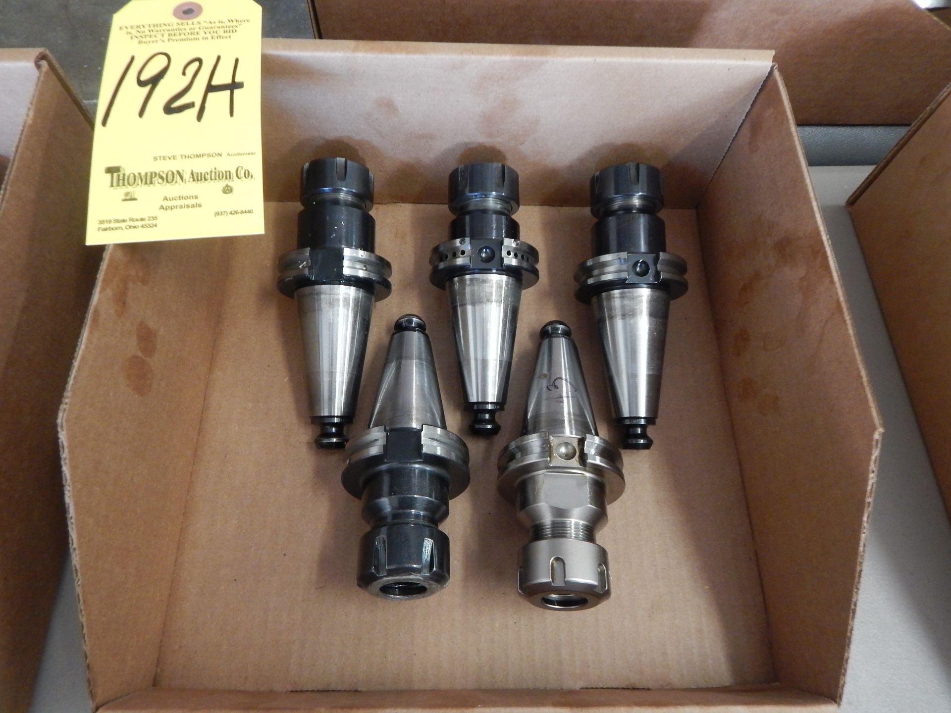 (5) Cat 40 ER25 Collet Holders