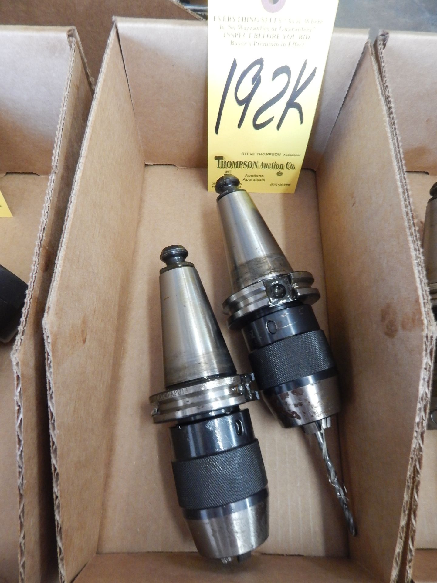 (2) Cat 40 Keyless Drill Chucks