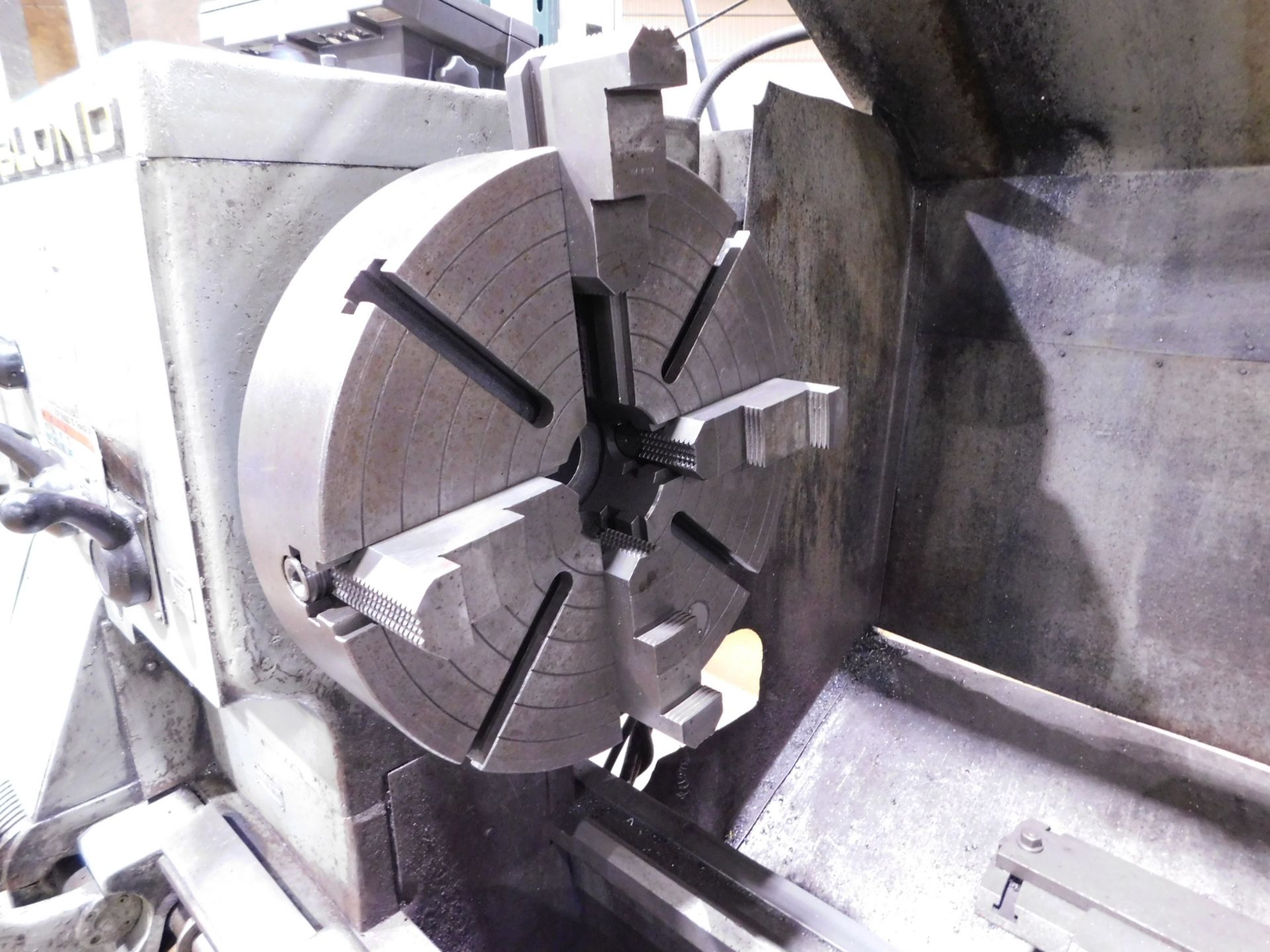 Leblond Raised Head Tool Room Lathe, 36" X 72", s/n 3H-974, 18" 4-Jaw Chuck, (2) Steady Rests, Taper - Image 3 of 11