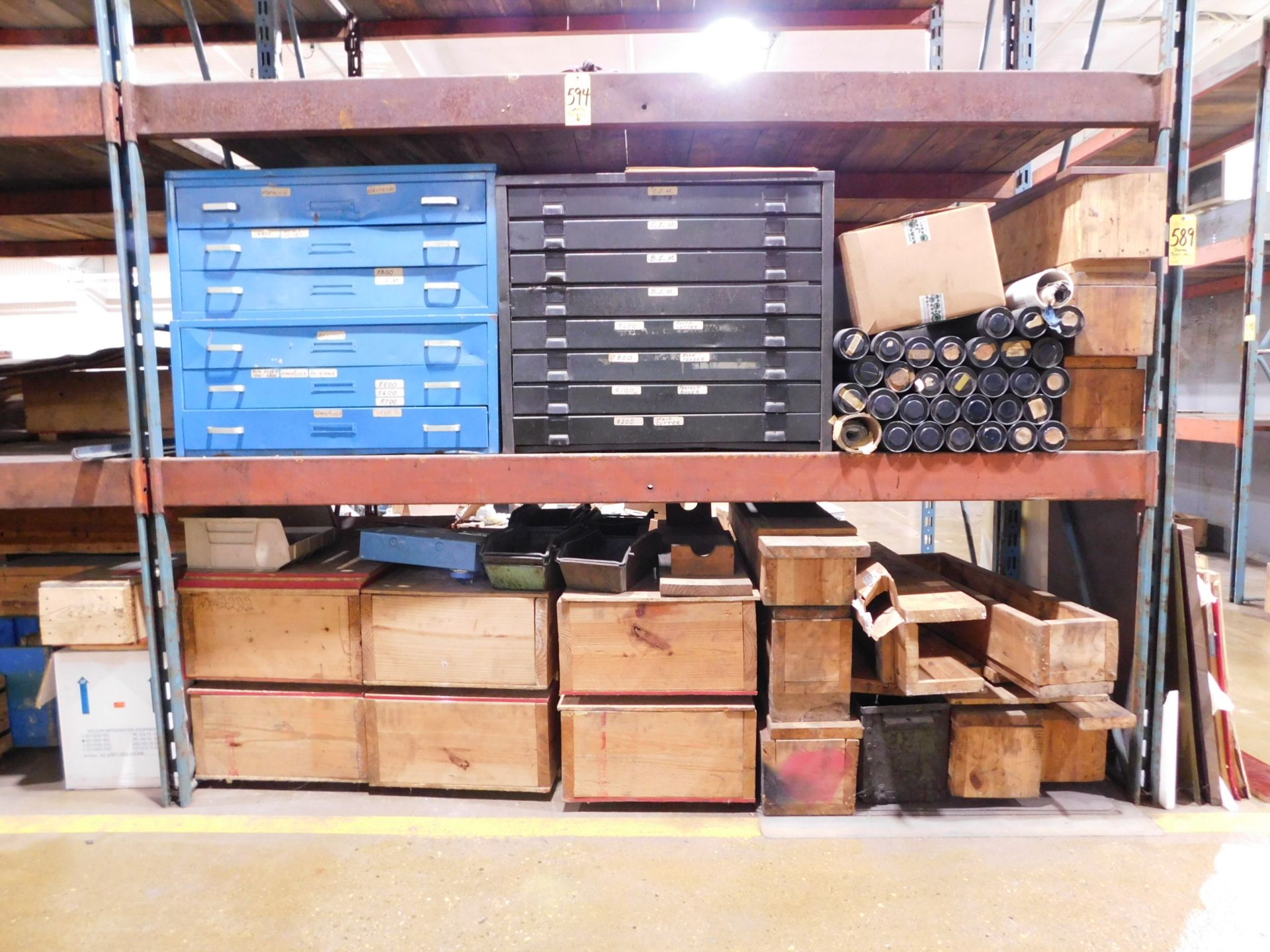 Contents of Pallet Shelving