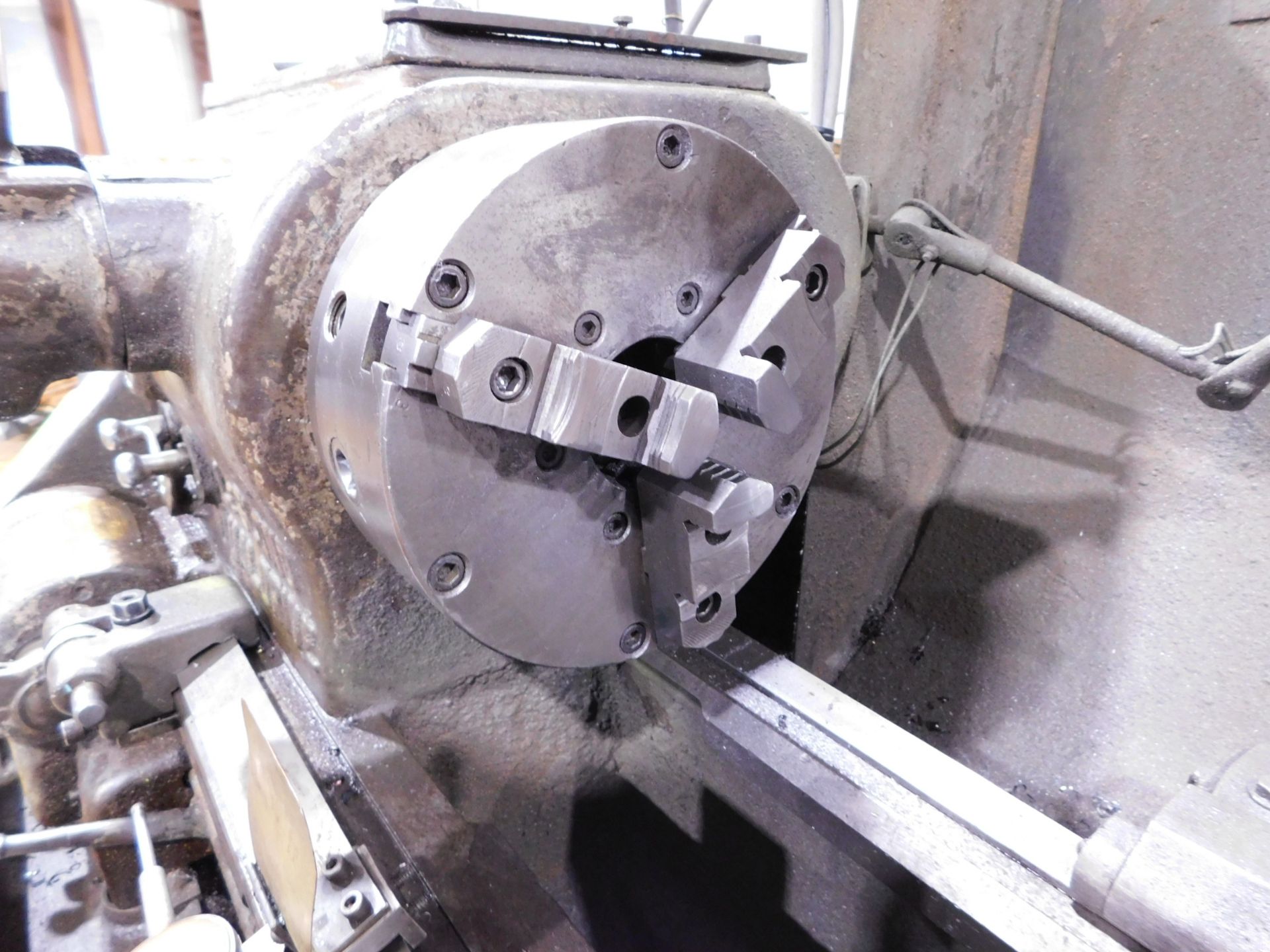 Leblond Dual Drive 15" X 30" Engine Lathe, s/n HC1730, 7" and 9" 3-Jaw Chucks, 10" 4-Jaw Chuck, - Image 4 of 9