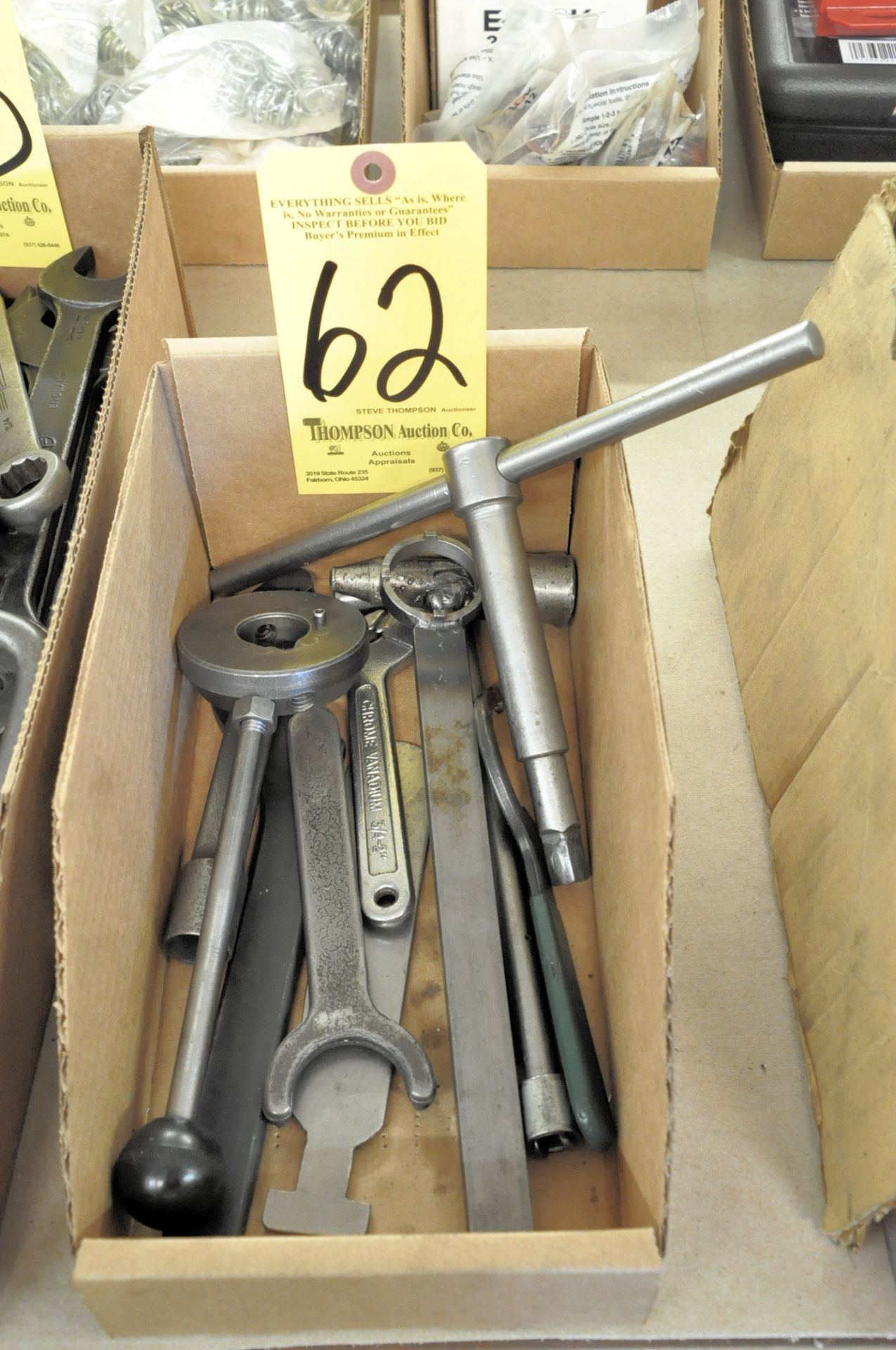 Lot, Machine Wrenches in (1) Box