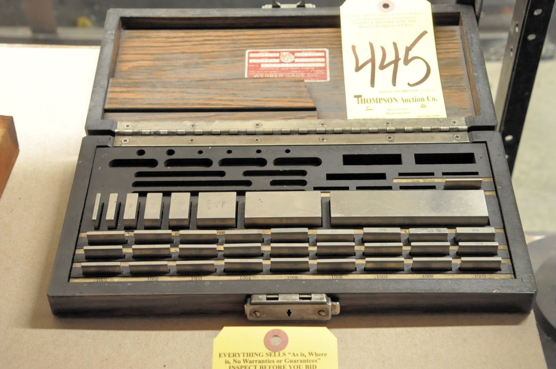 Webber Partial Gauge Block Set