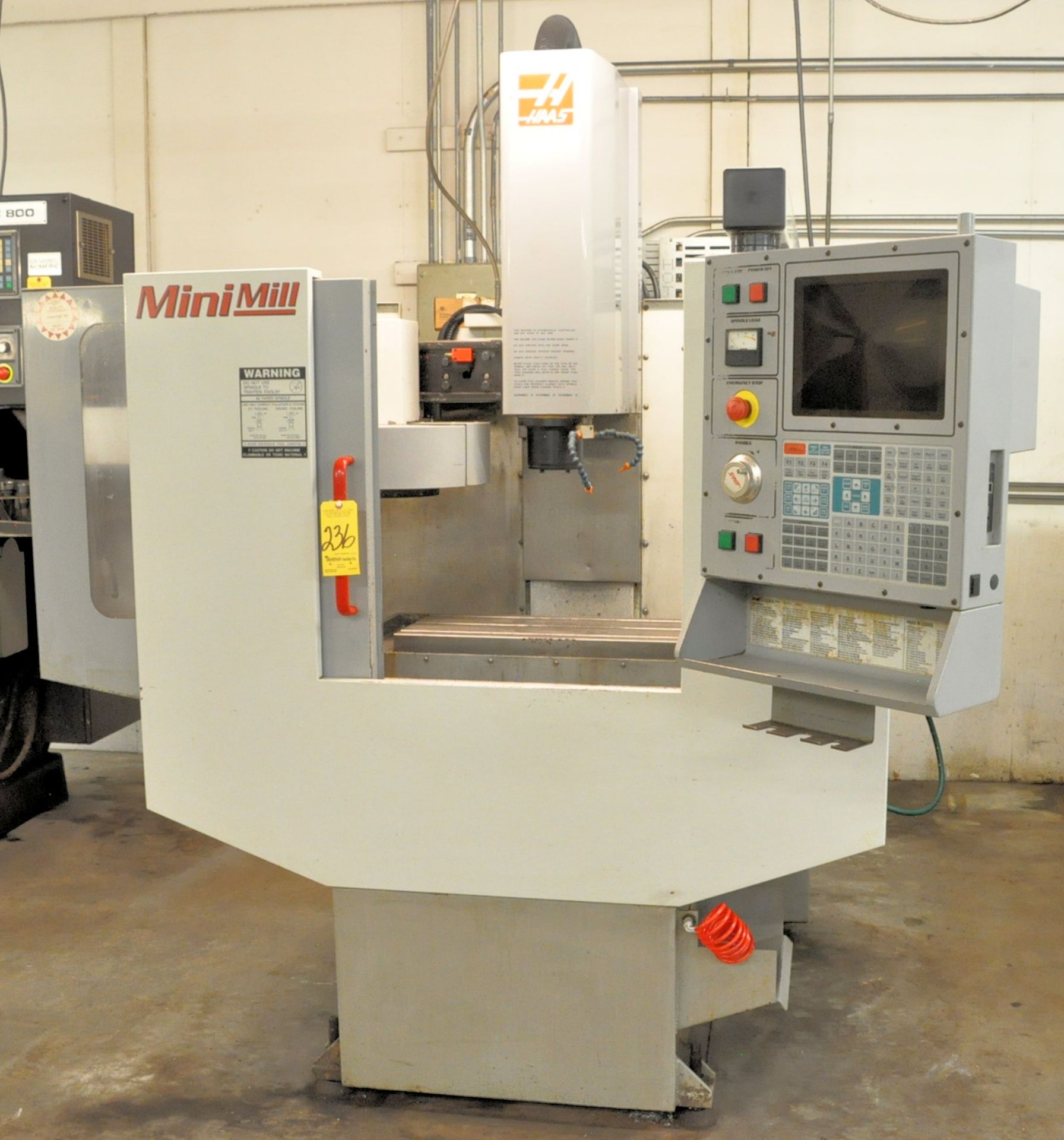 Haas Mini Mill, CNC Vertical Machining Center, s/n 22016, New 2000, Haas CNC Control, 40 Taper, 10 - Image 2 of 7