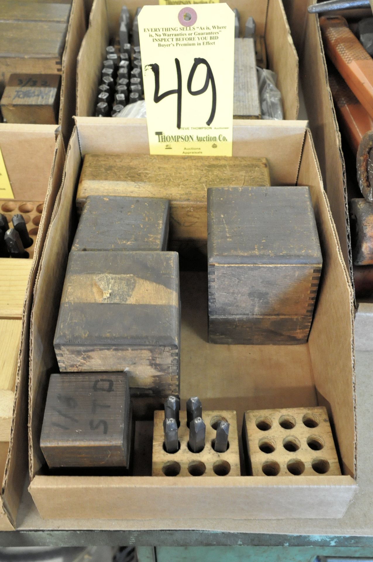 Lot, Letter and Number Stamp Sets in (1) Box