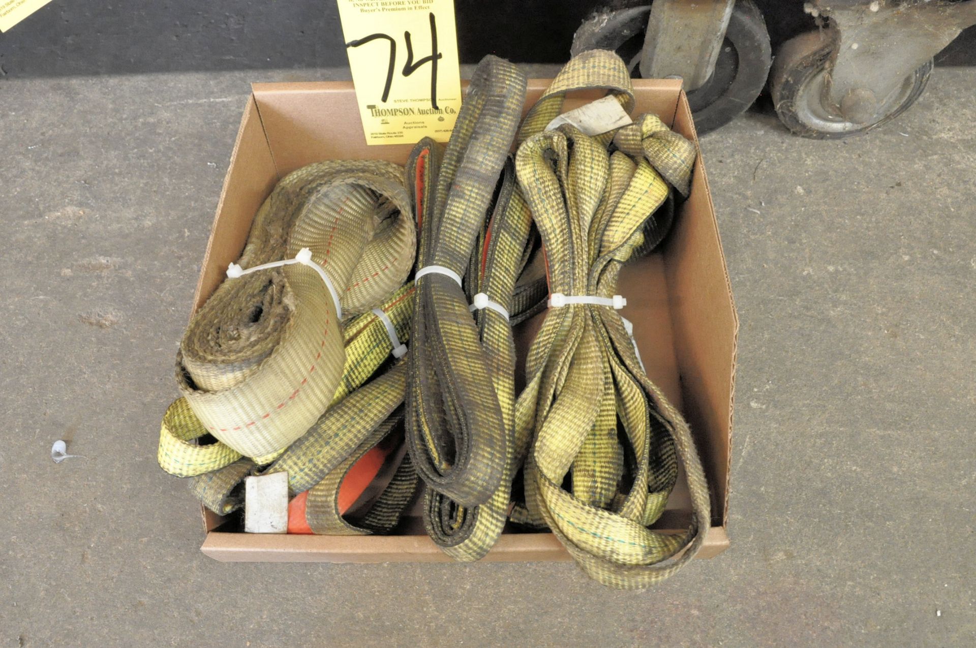 Lot, Cloth Strap Slings in (1) Box