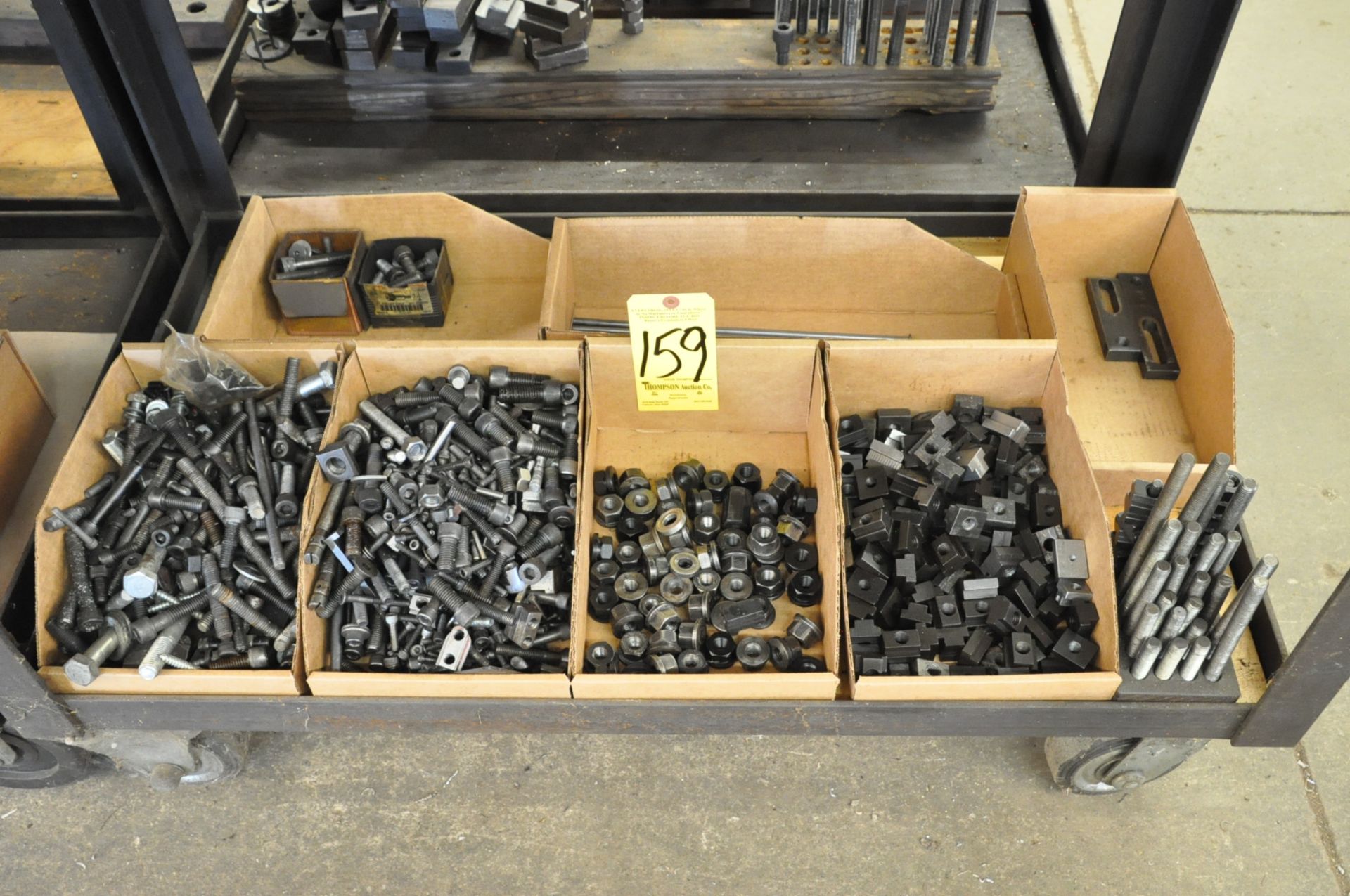 Lot, Various Hold Down Tooling in (7) Boxes Under (1) Bench