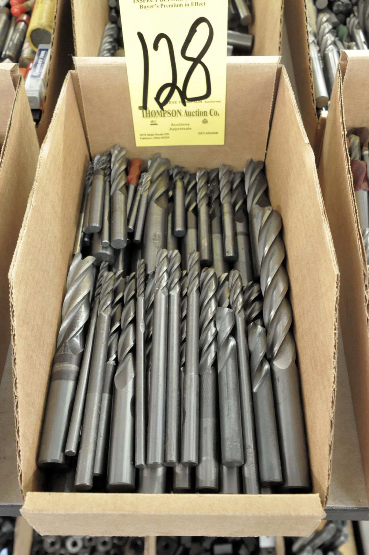 Lot, Carbide End Mills in (1) Box