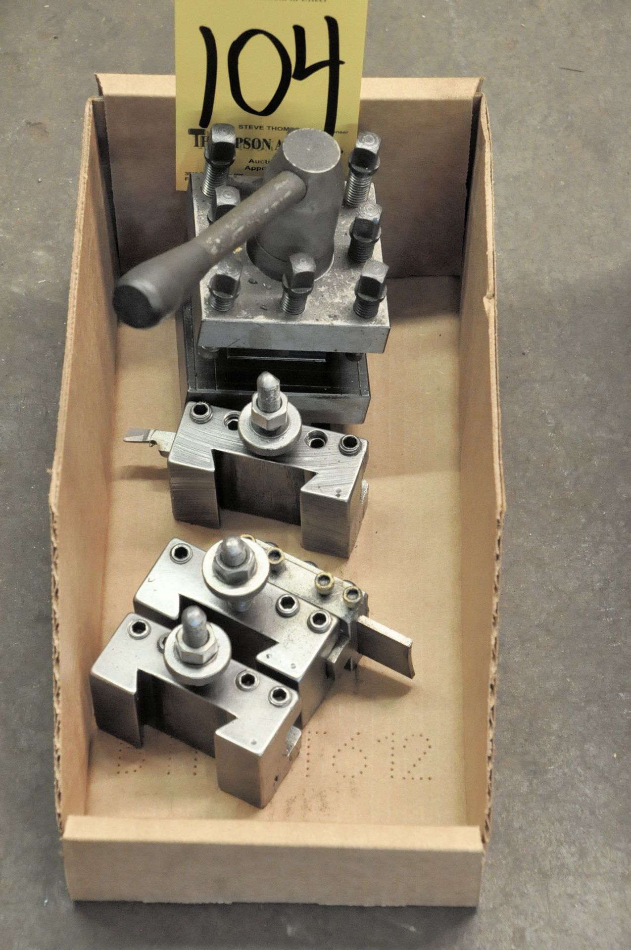 4 Way Tool Post with (3) Holders in (1) Box