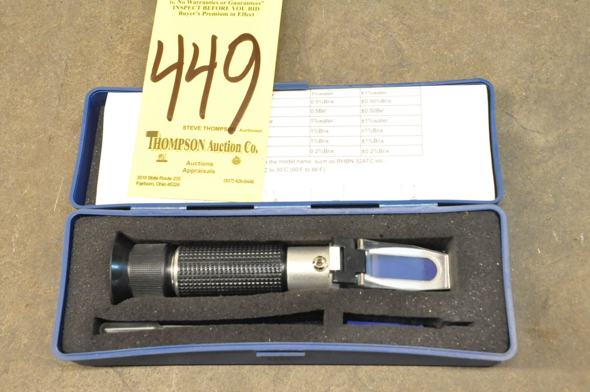 Refractometer with Case