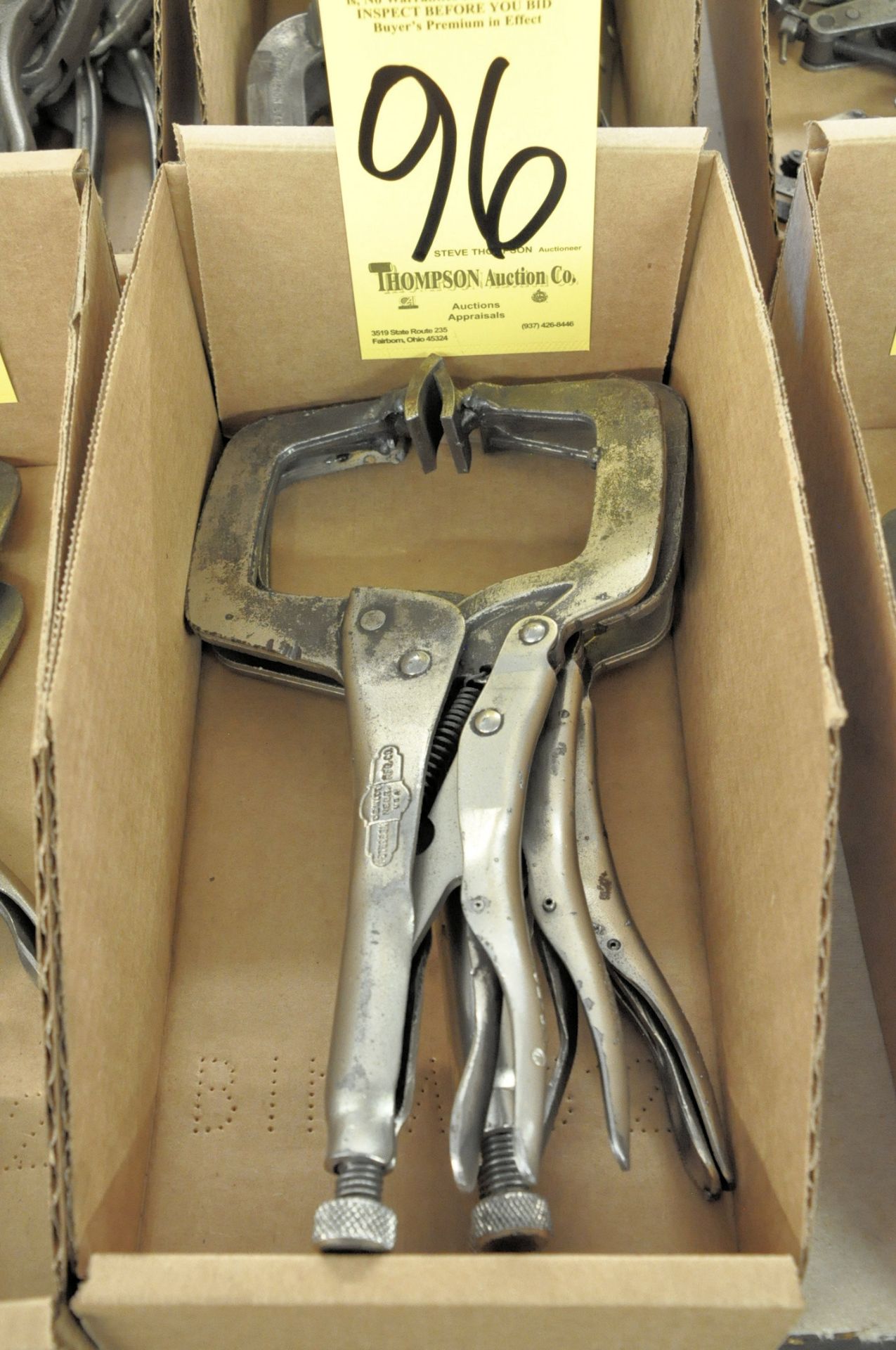 (3) Vise Grip Clamps in (1) Box