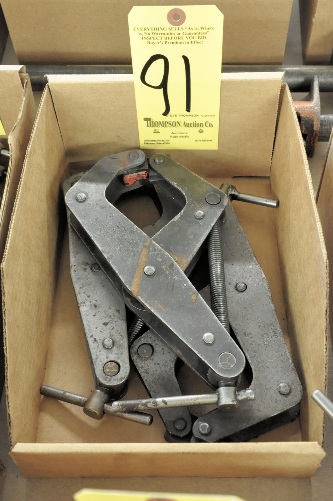 (3) Kant Twist Clamps in (1) Box