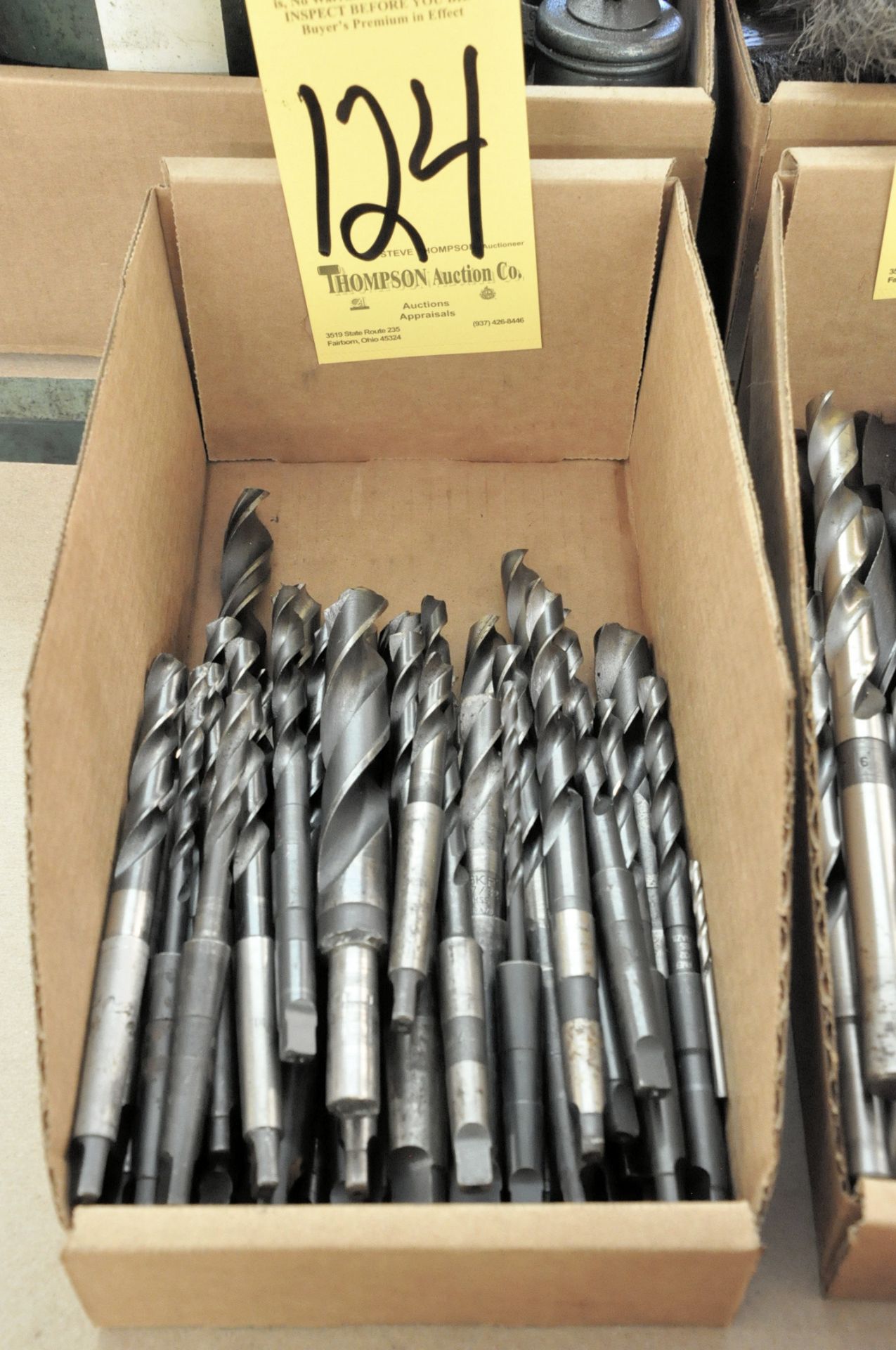 Lot, Straight Shank Drills in (1) Box