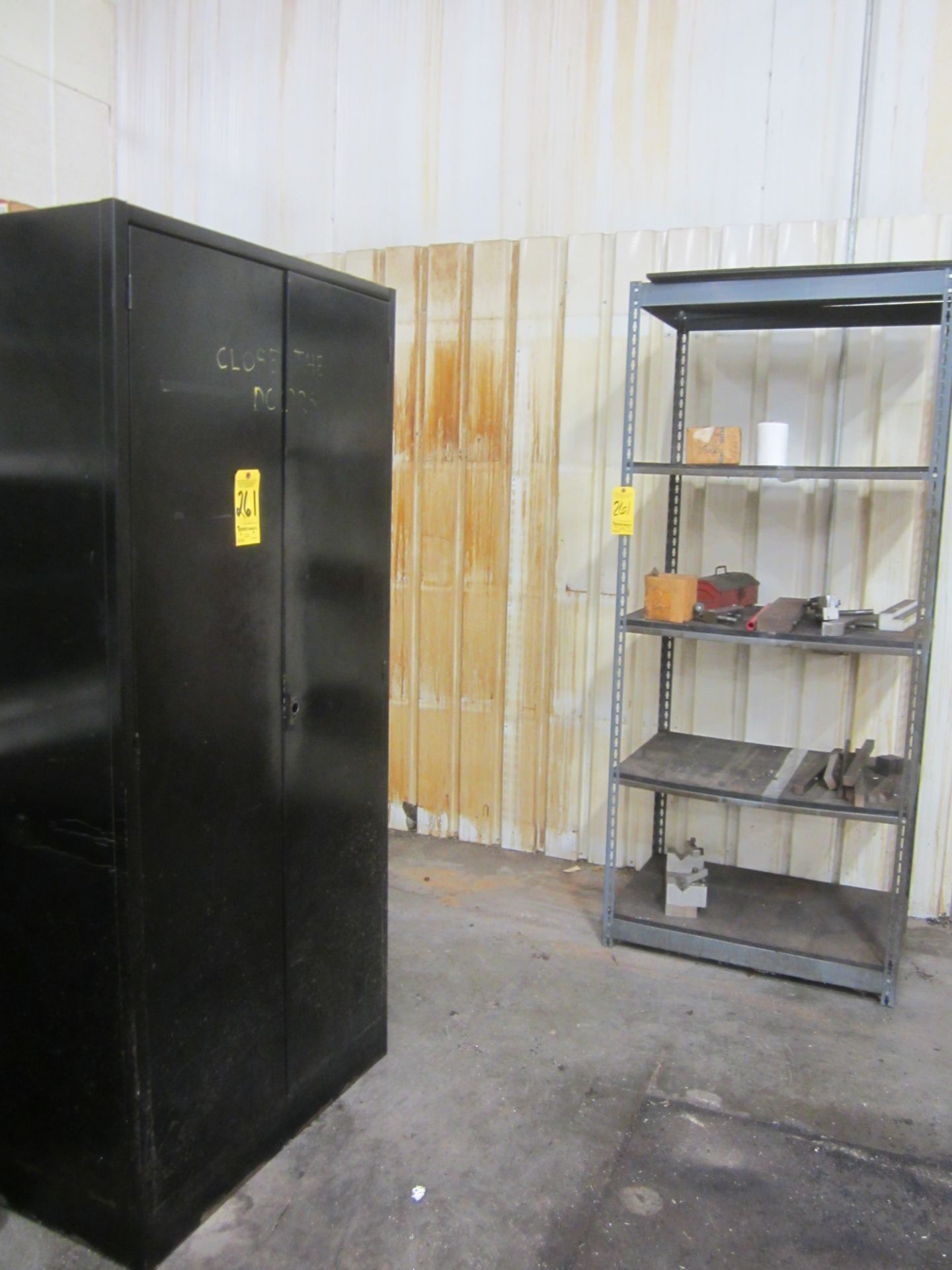 2-Door Metal Upright Storage Cabinet, and Shelving Unit