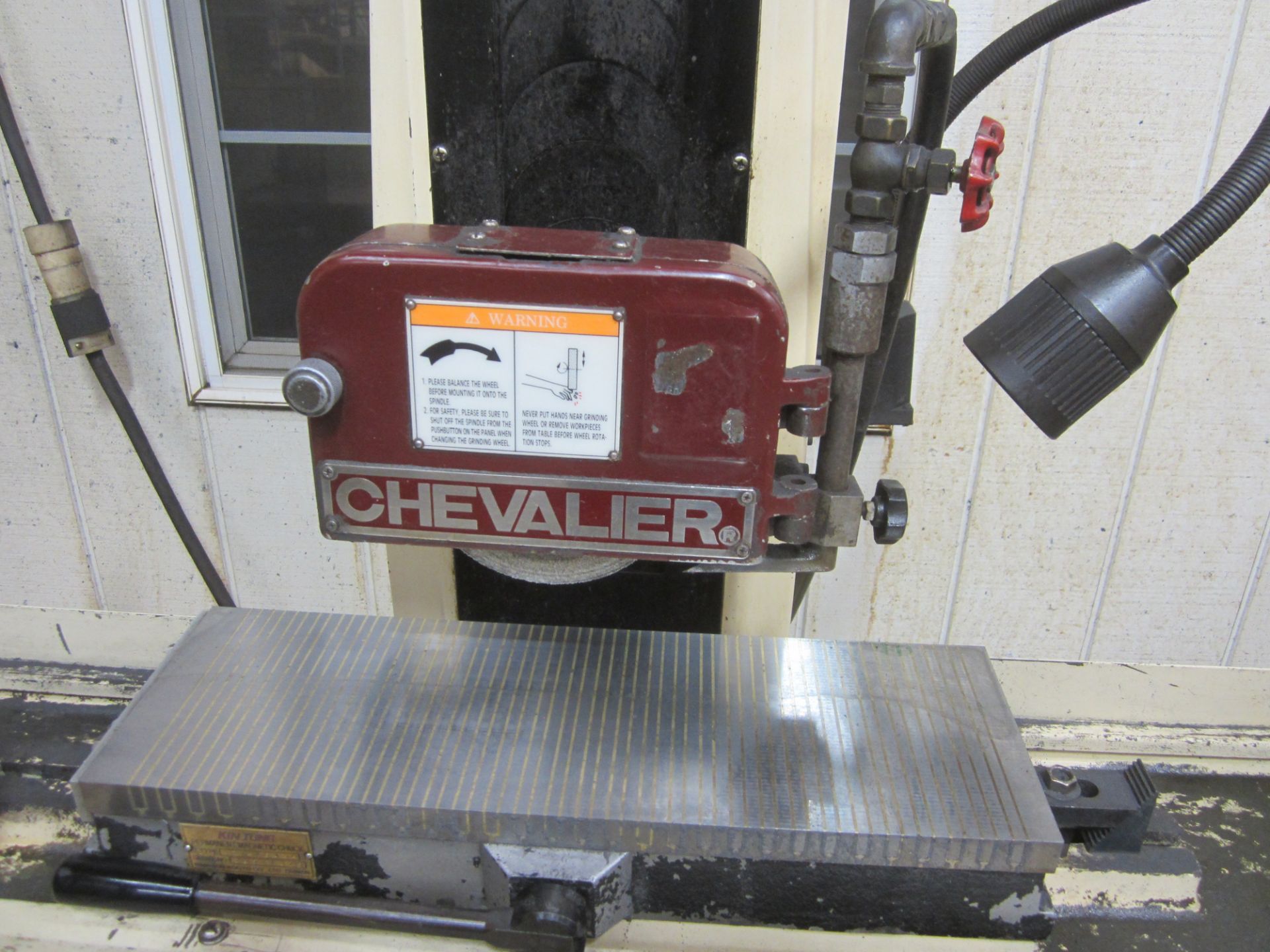 Chevalier Model FSG-618M Hand Feed Surface Grinder, 6" X 18", Coolant, Kanetsu Fine Pole Magnetic - Image 3 of 6