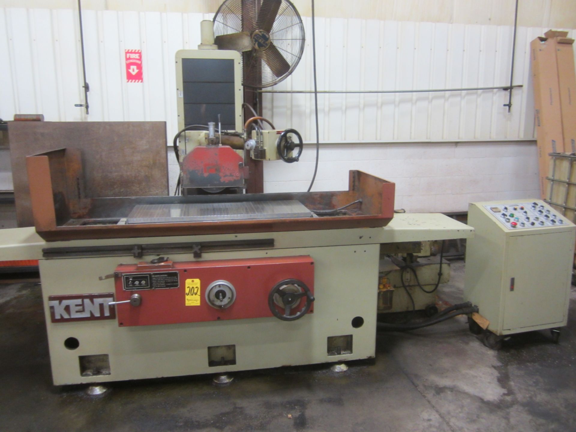 Kent Model KGS-410-AHD 3-Axis Automatic Surface Grinder, s/n 910471-3, 16" X 40", Electric Chuck